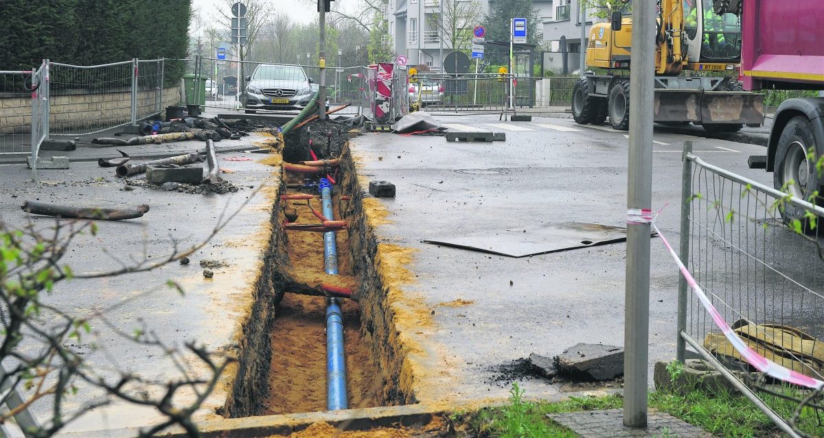 Kanalarbeiten im Viertel „Wobrécken“: Bagger werden weiter den Ton angeben