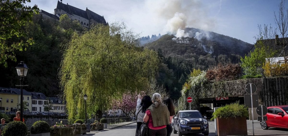 Viandener Seilbahn hat den Waldbrand am Ostermontag ohne große Schäden überstanden