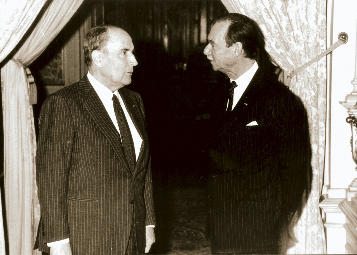 490_008_432679_Mitterand auf Stippvisite in Luxemburg