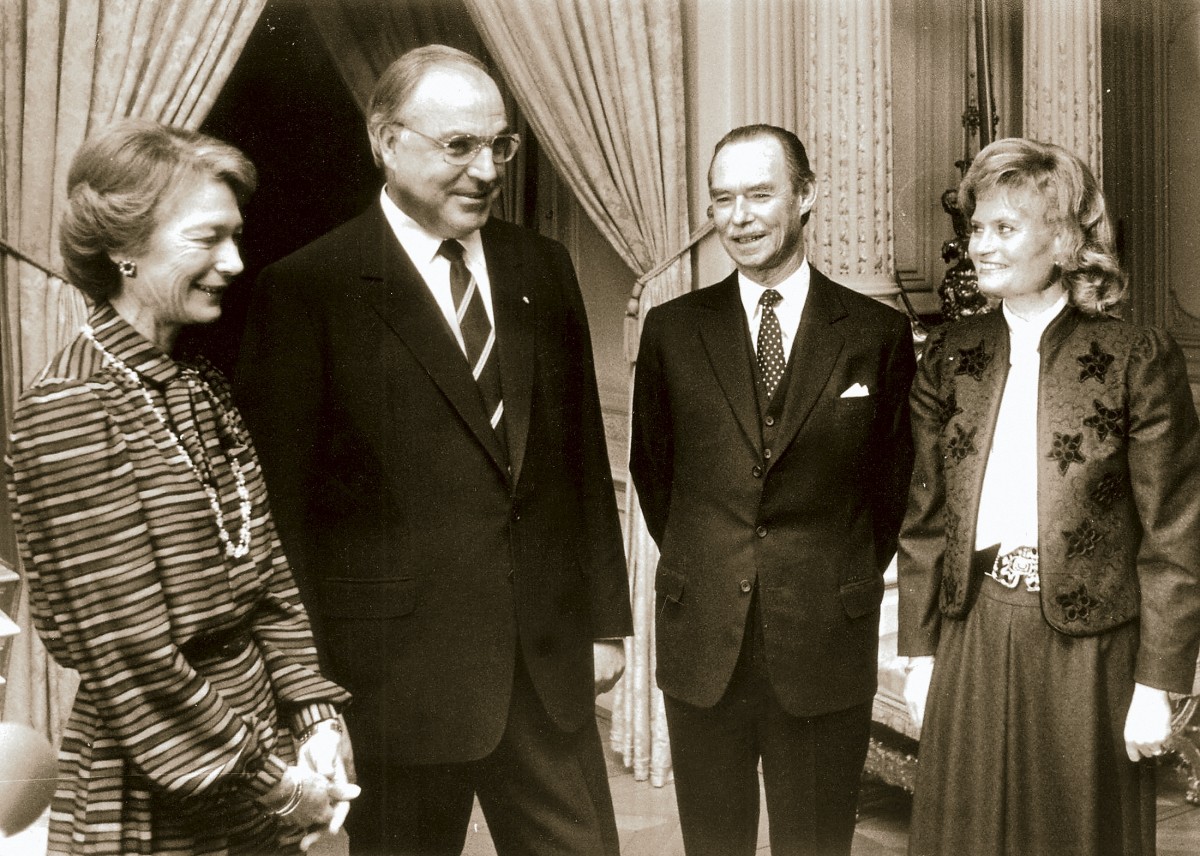 490_008_432682_1982 – Helmut Kohl und seine Frau Hannelore zu Besuch in Luxemburg