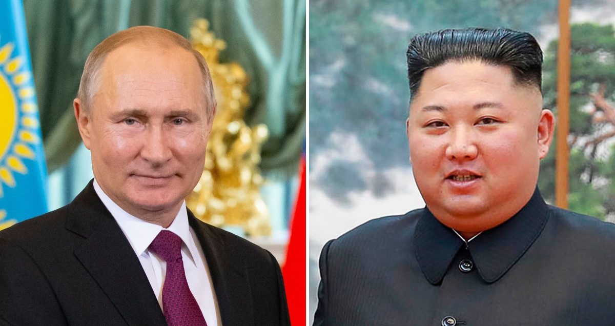 Nordkoreas Machthaber Kim Jong-un trifft auf Kremlchef Wladimir Putin