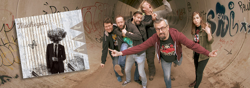 Neues aus dem Süden: Luxemburger Band Tëschegas veröffentlicht erste Single vom Album „Stad, Land, Goss“