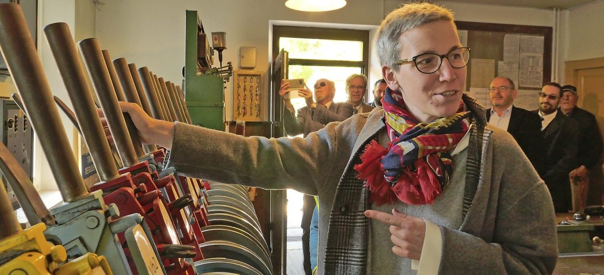 Ministerin Sam Tanson zu Besuch im Fond-de-Gras: Die Eisenbahntradition lebt