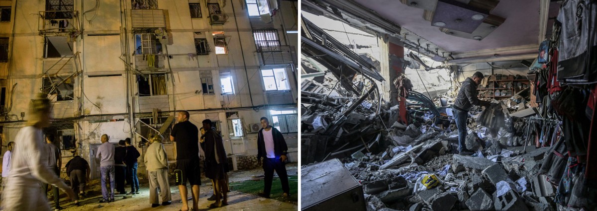 Israel reagiert auf massiven Raketenbeschuss aus Gaza