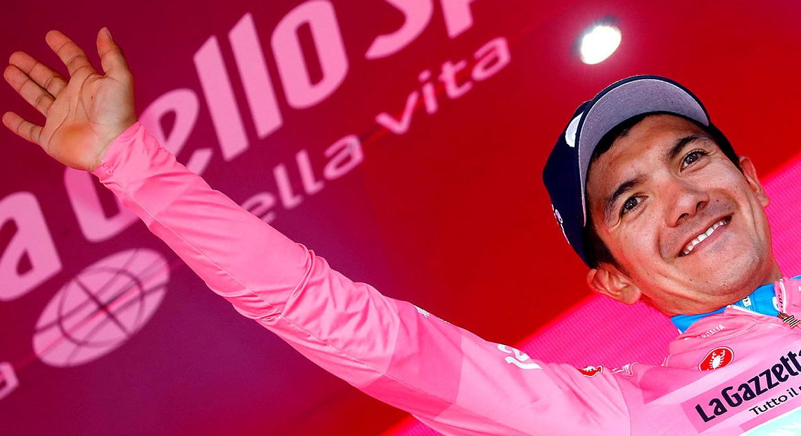 Carapaz als erster Ecuadorianer in Rosa