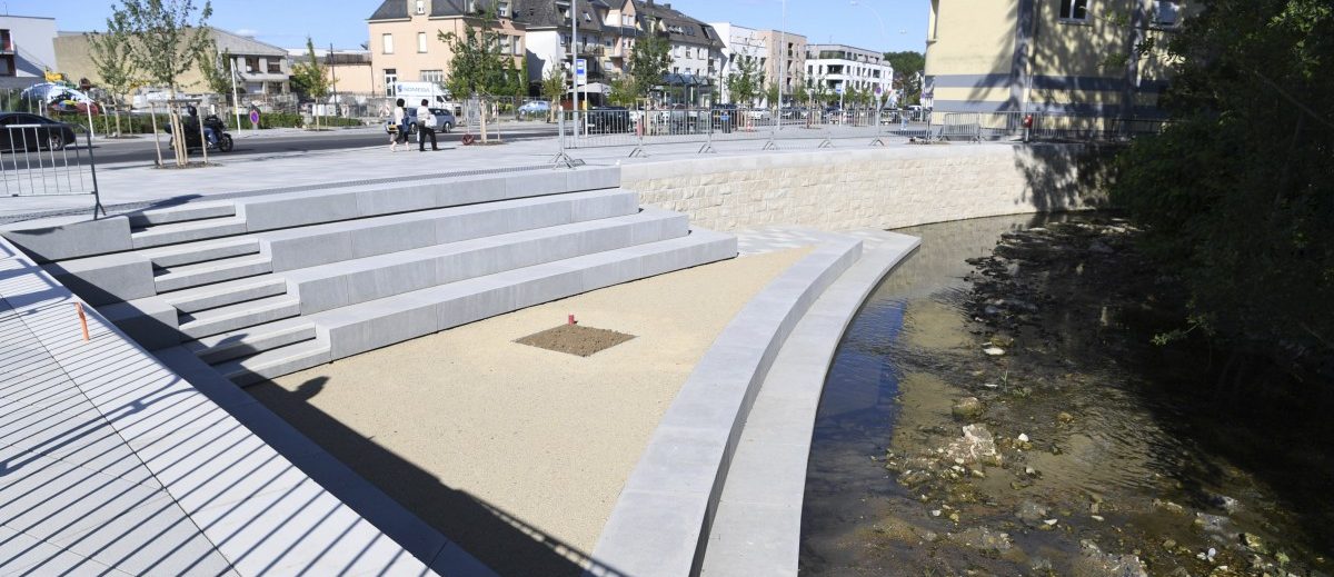 „Bei der Albaach“: Mondorfer Treffpunkt zwischen den Ländern wurde neu gestaltet