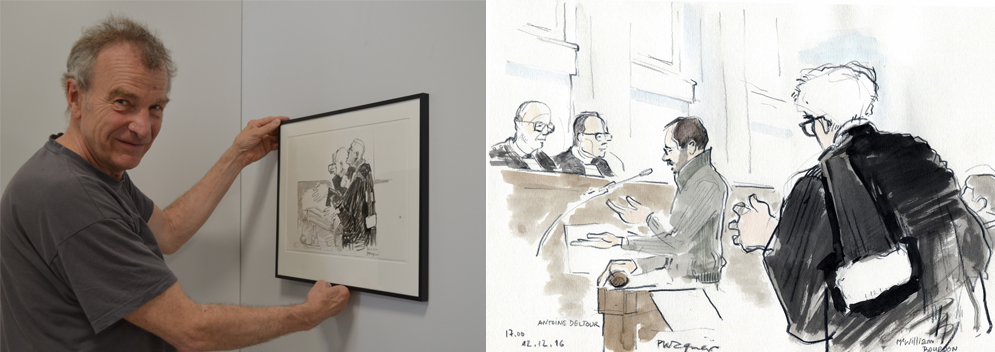 Von „Bommeleeër“ bis „LuxLeaks“: Luxemburgischer Gerichtszeichner Pit Wagner präsentiert Lebenswerk