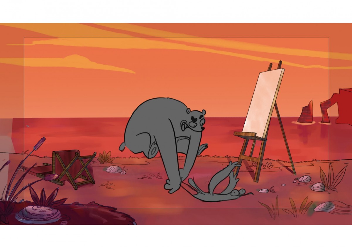 «L’Ours et la Mouette»: BTS Dessin d`animation/Marie Dufaye, Gloria Leyva