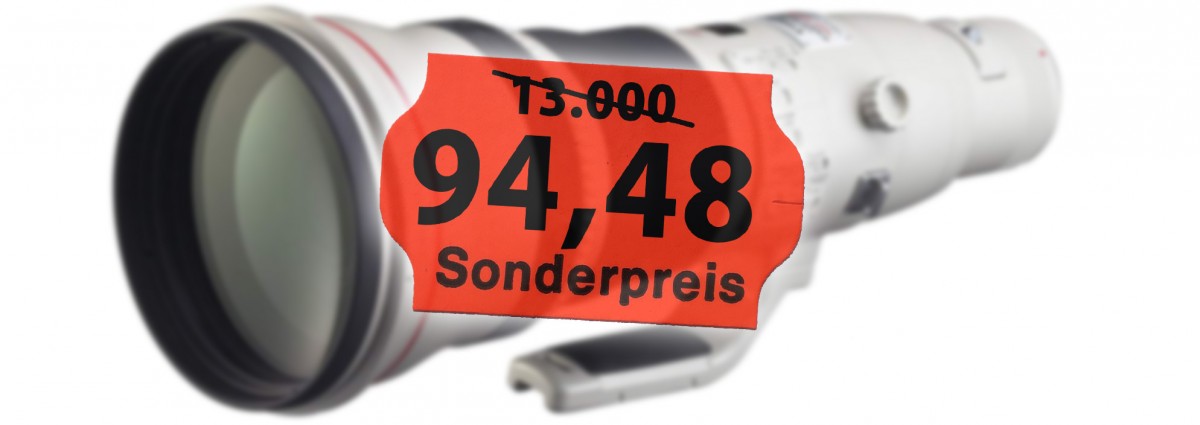 Versandhändler / Premium-Panne: Amazon verlangt für Profi-Objektiv nur 95 statt 13.000 Dollar
