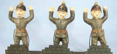 En 1919 le stand „Au massacre des boches“ fait fureur à la Schueberfouer