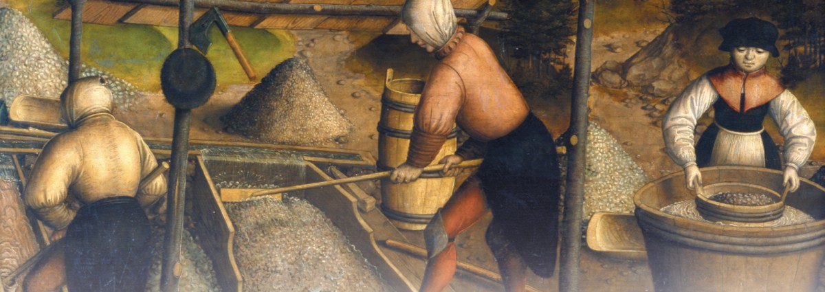 Eine schlammige Angelegenheit: Als das Erz noch gewaschen werden musste