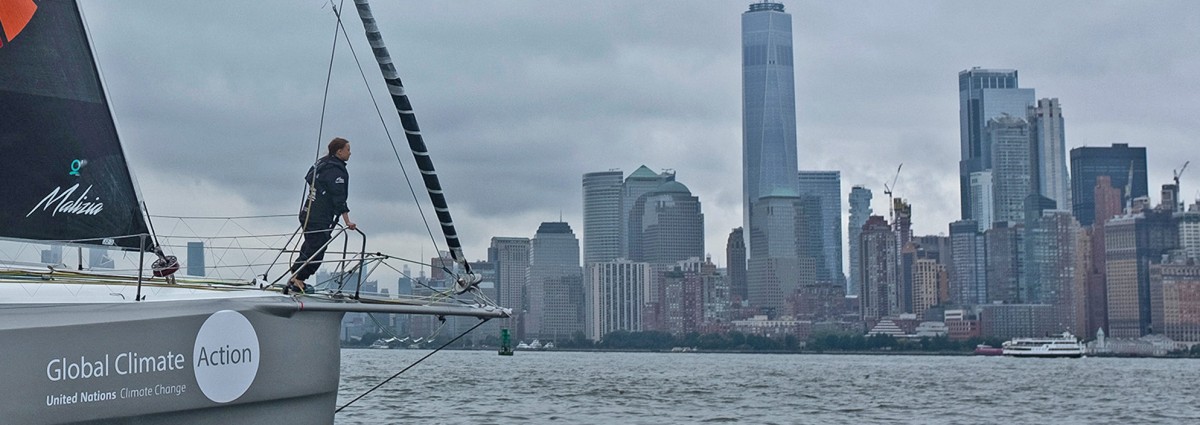 Land in Sicht: Klimaaktivistin Greta Thunberg trifft per Segelschiff in New York ein