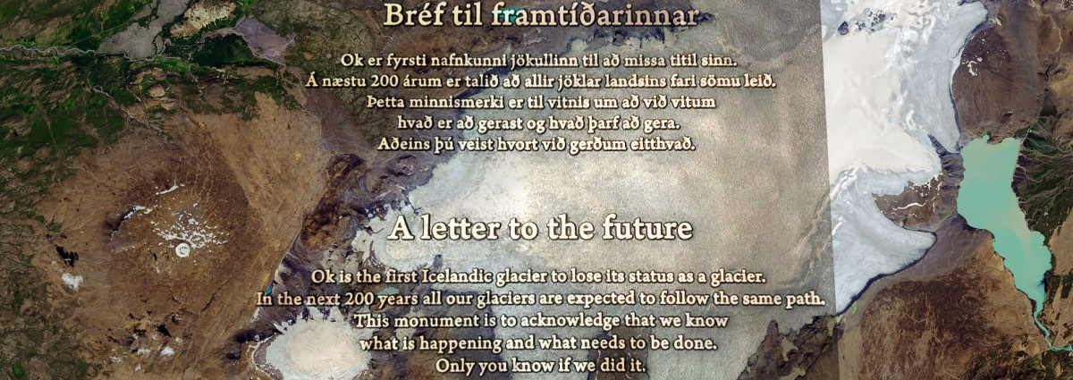 Ein Brief an die Zukunft: Island setzt einem toten Gletscher ein Denkmal