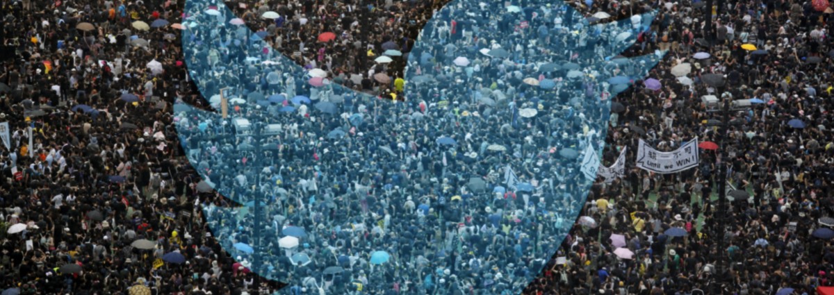 Twitter und Facebook sehen chinesische Meinungsmache rund um Hongkong