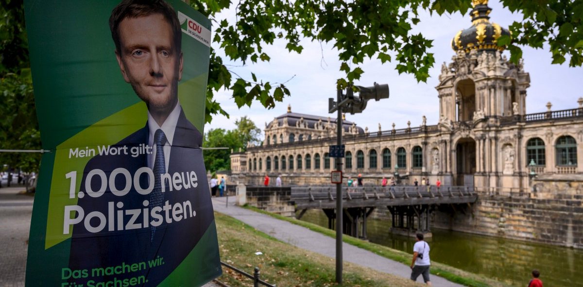 Bangen um traditionelle Pfründe: Deutliche Einbrüche drohen Union und SPD in Sachsen und Brandenburg