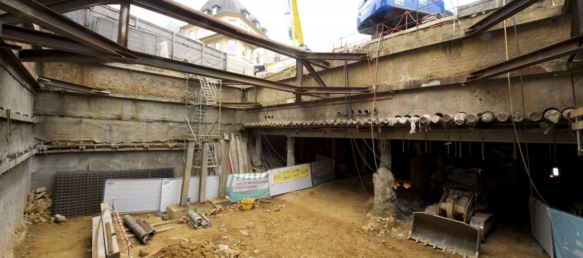 Bauarbeiten in Luxemburg unter dem „Knuedler“ sollen 2021 abgeschlossen sein