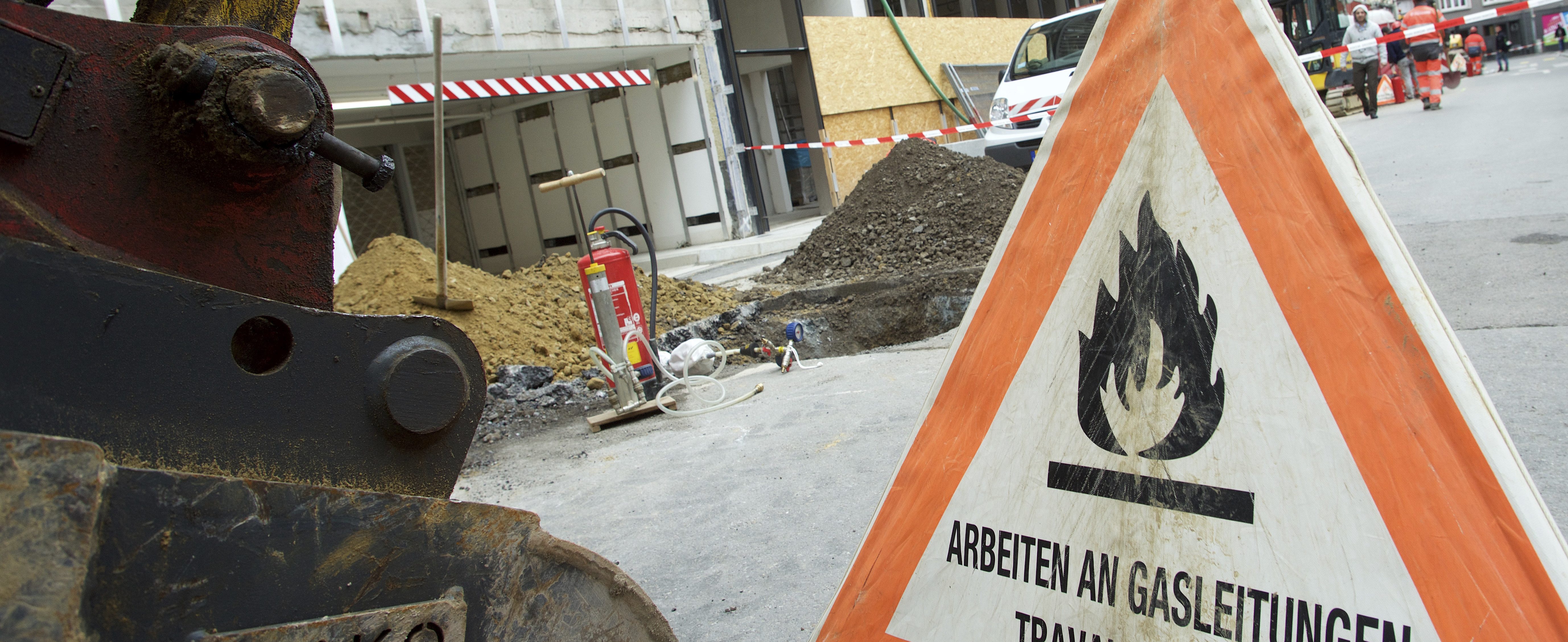 Gasalarm in Luxemburg-Stadt: Leitung wird bei Bauarbeiten im Parking Neipperg beschädigt