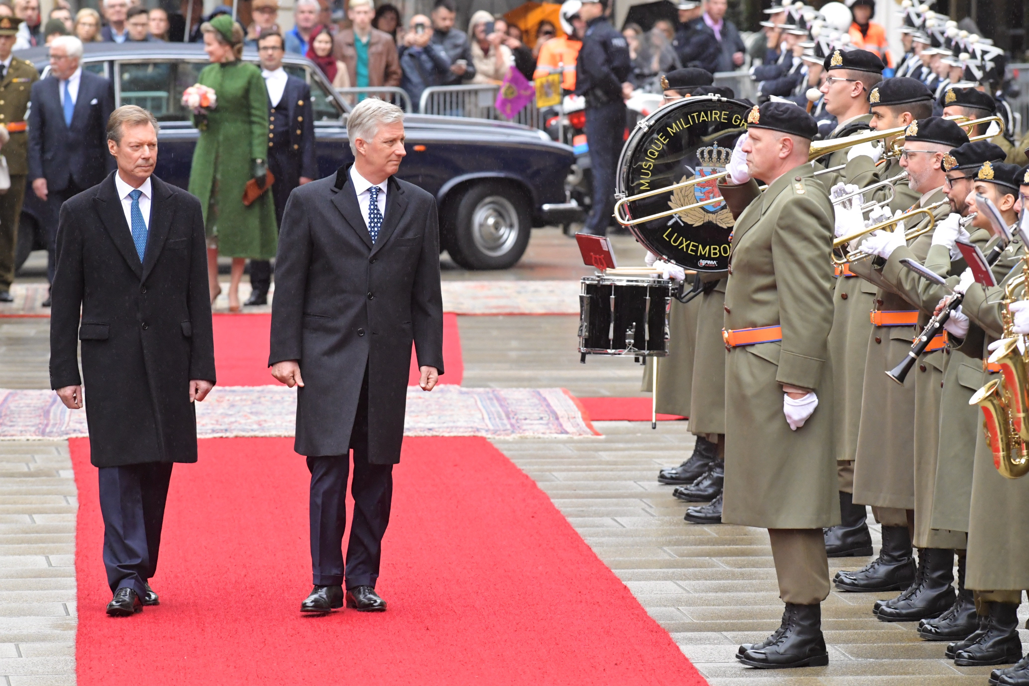 Visite du Roi et de la Rine des Belges