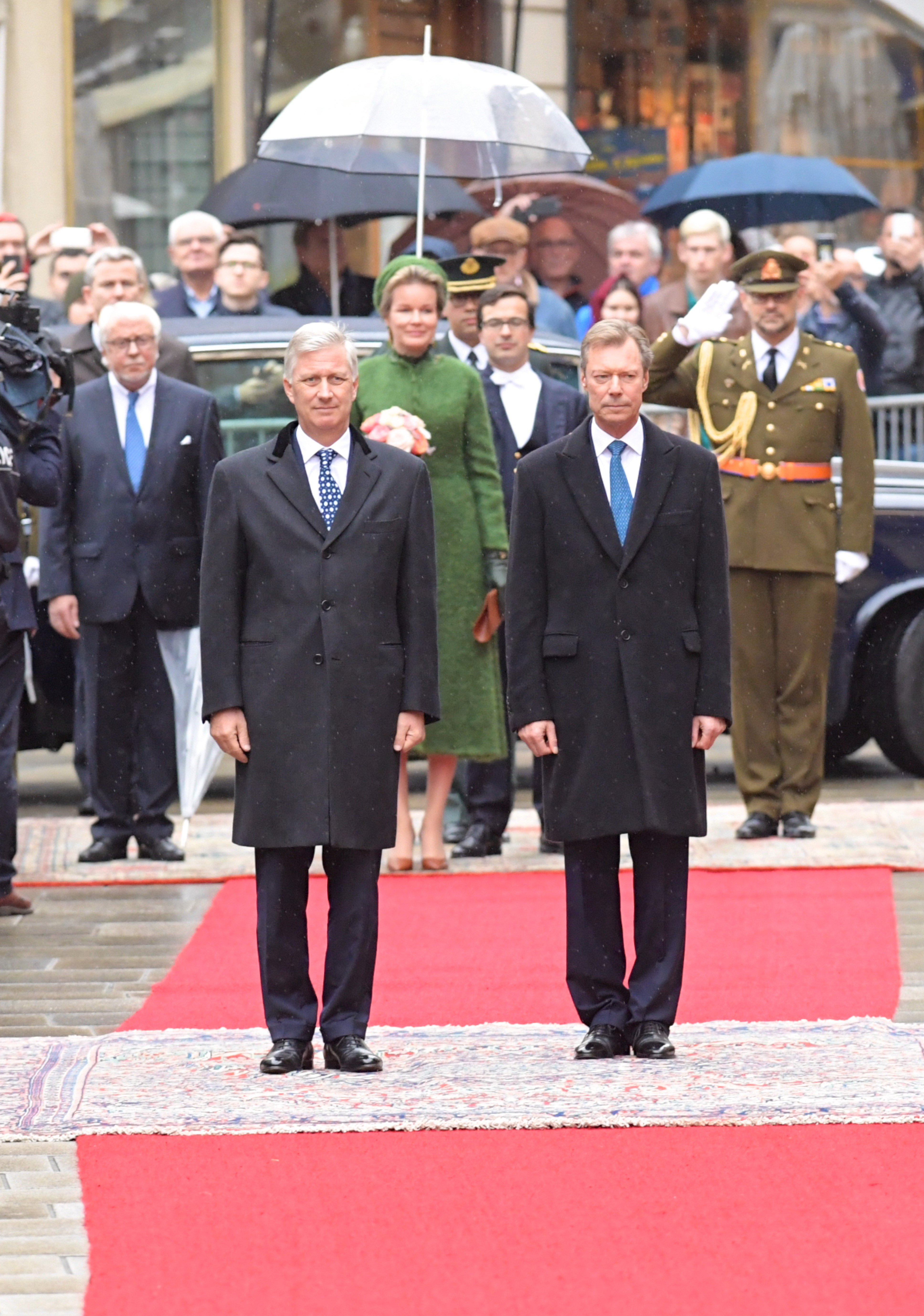 Visite du Roi et de la Rine des Belges