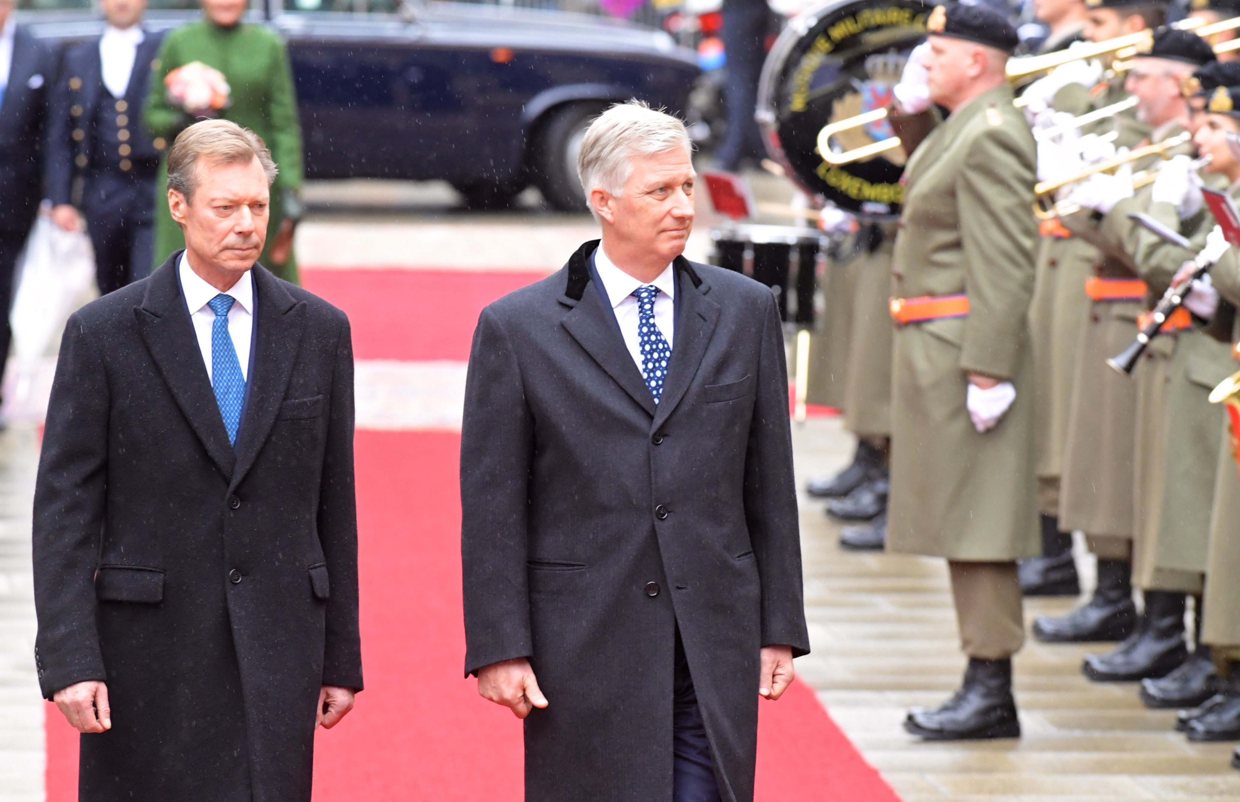 Visite du Roi et de la Rine des Belges