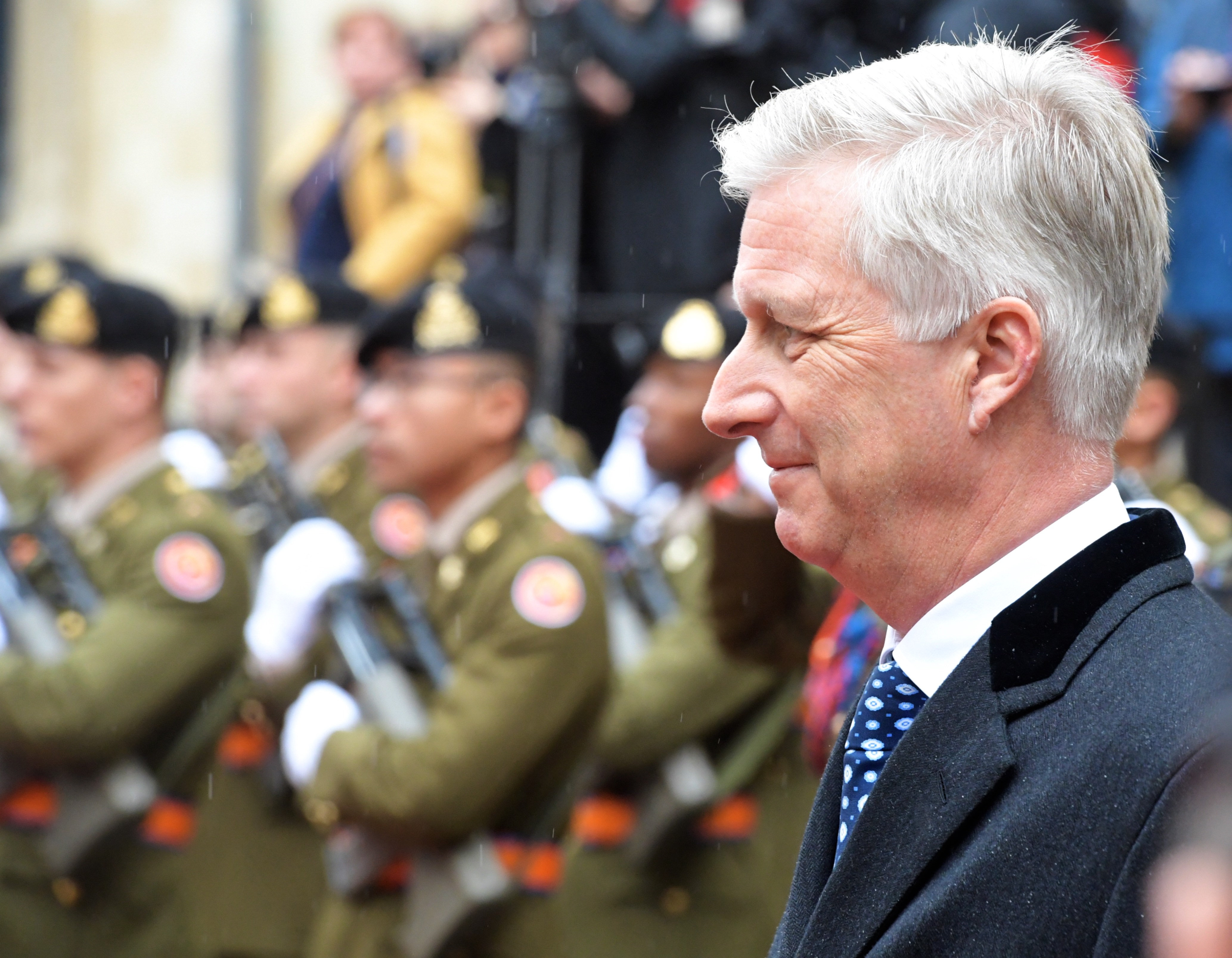 Visite du Roi et de la Rine des Belges