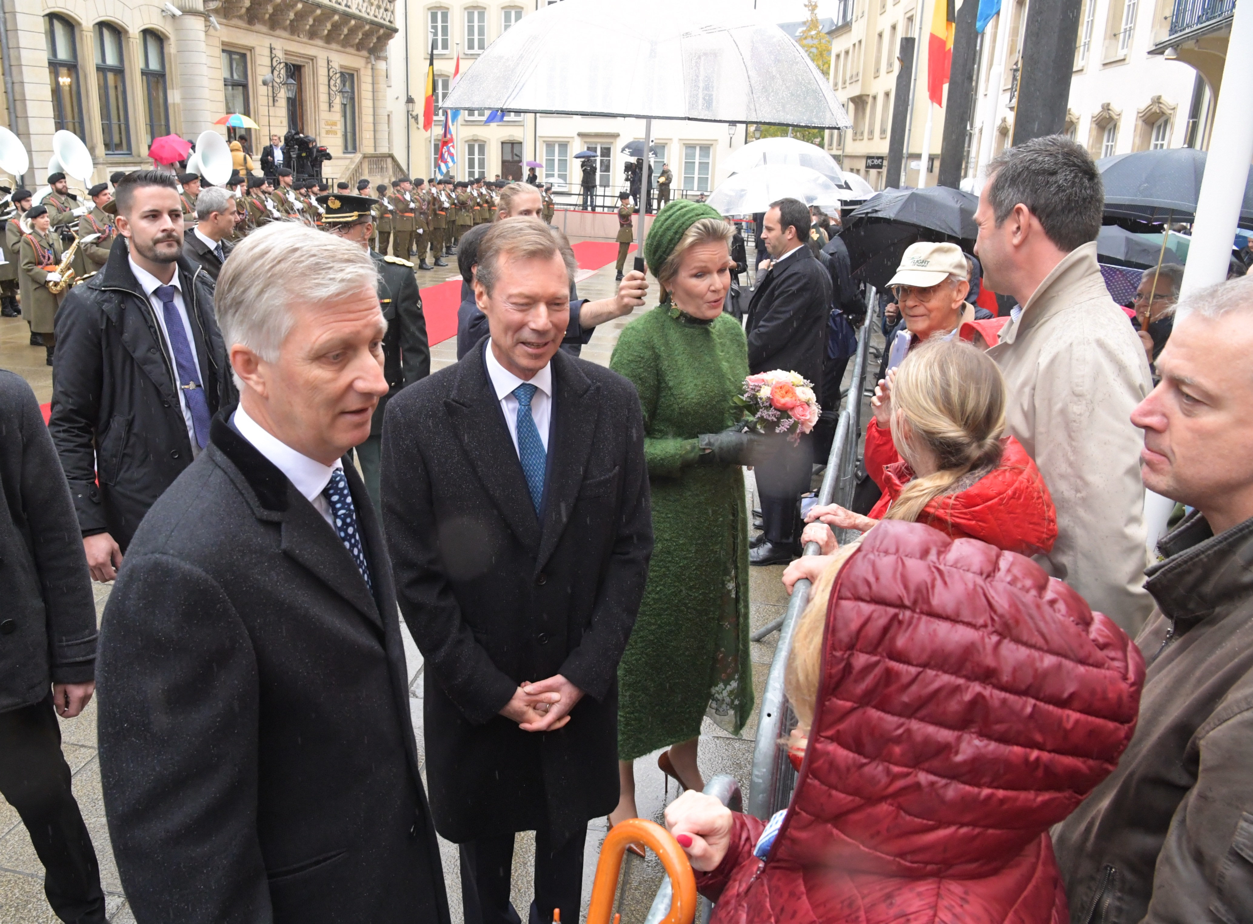 Visite du Roi et de la Rine des Belges