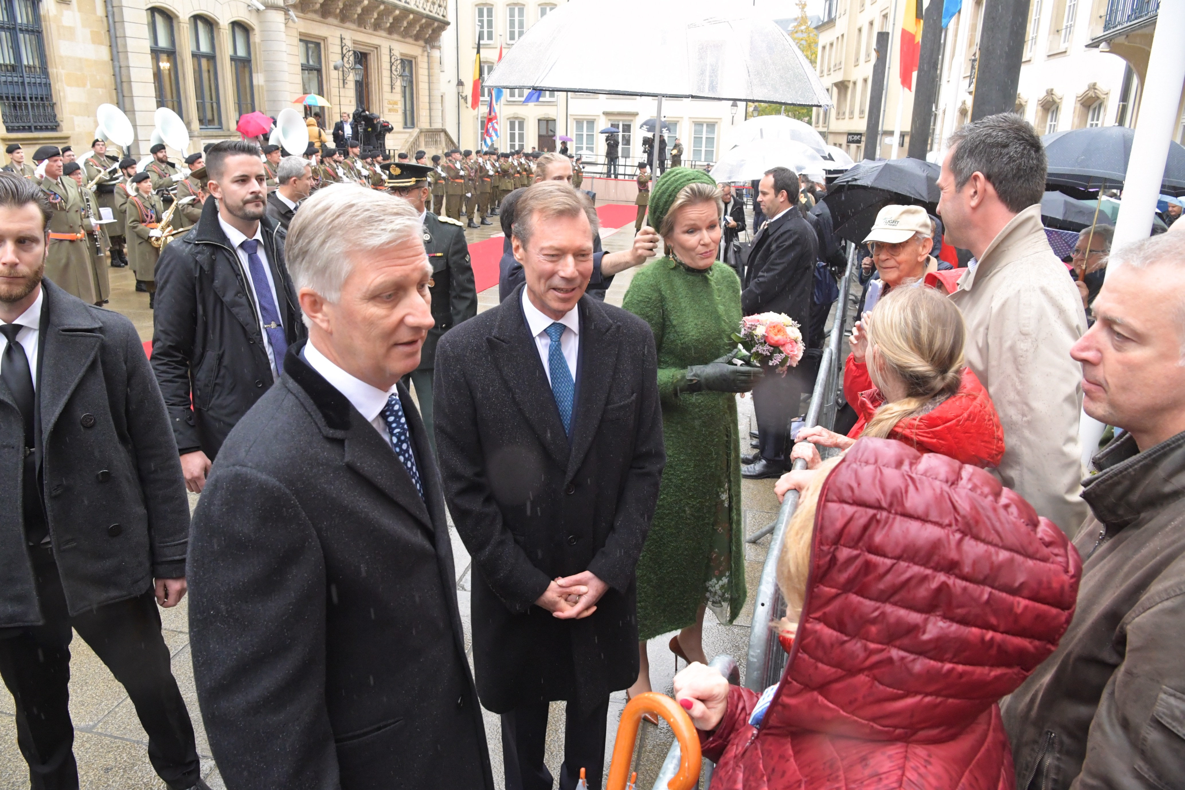 Visite du Roi et de la Rine des Belges