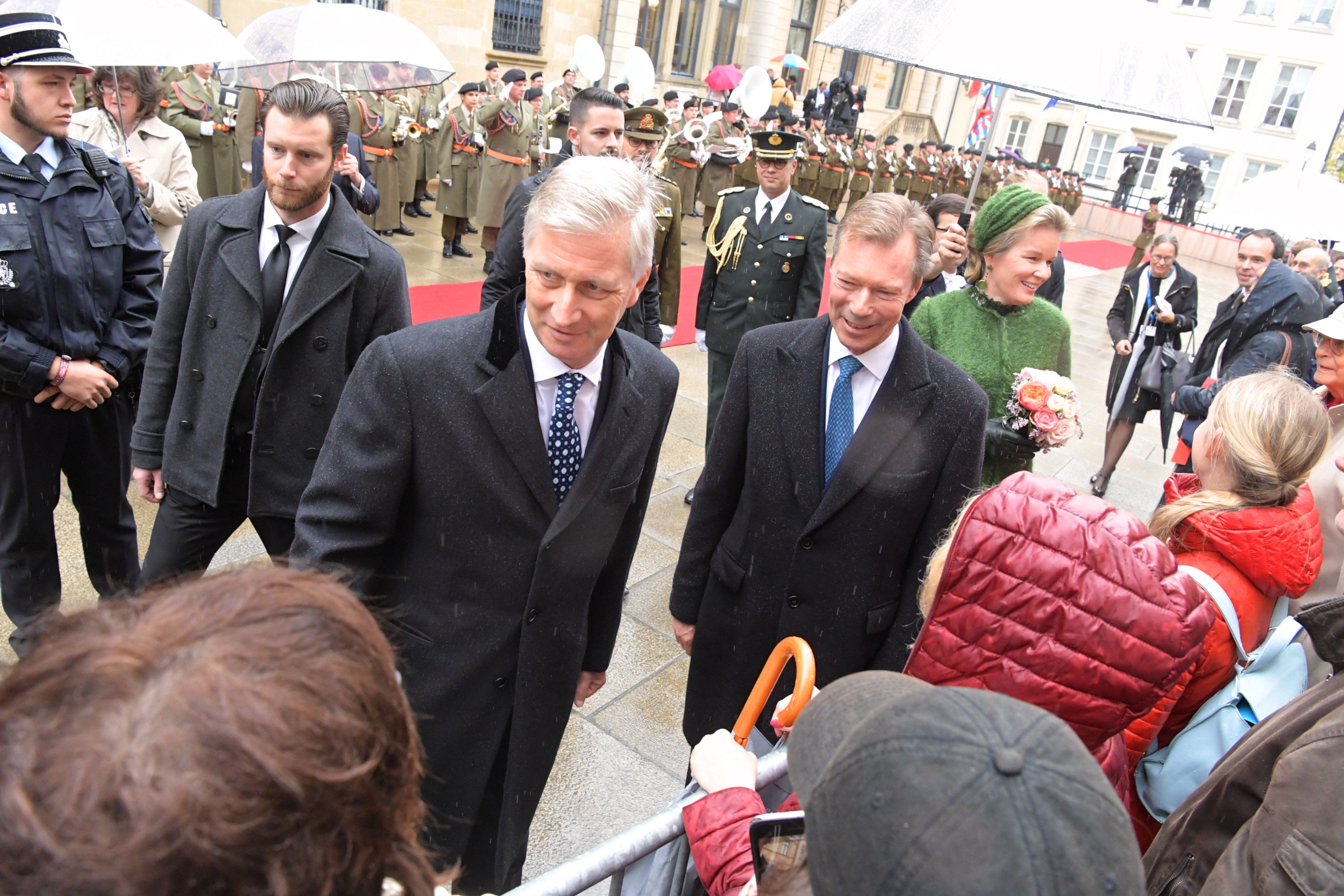 Visite du Roi et de la Rine des Belges