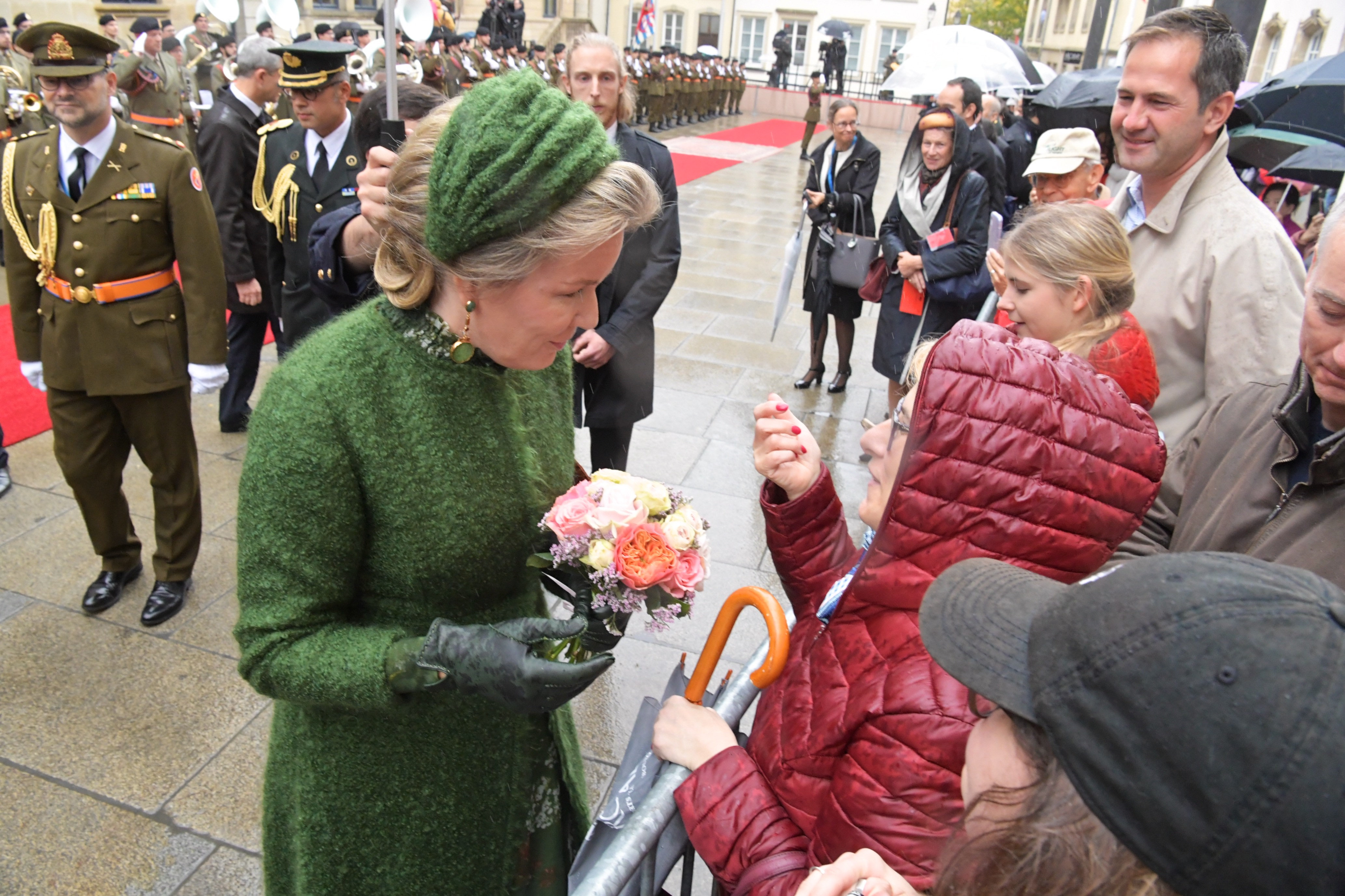 Visite du Roi et de la Rine des Belges