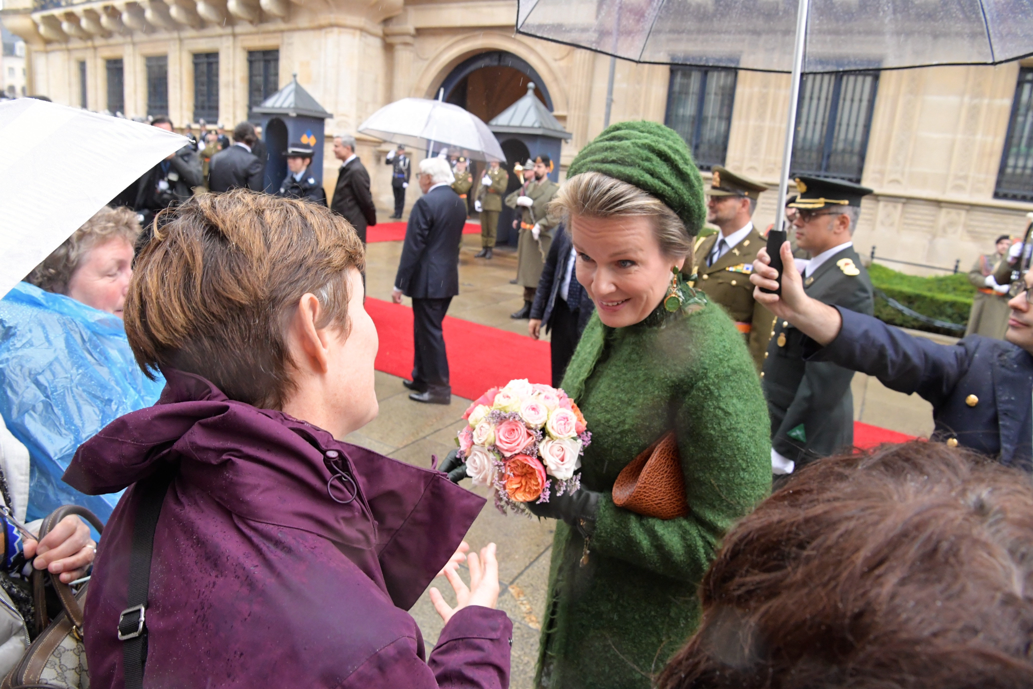 Visite du Roi et de la Rine des Belges
