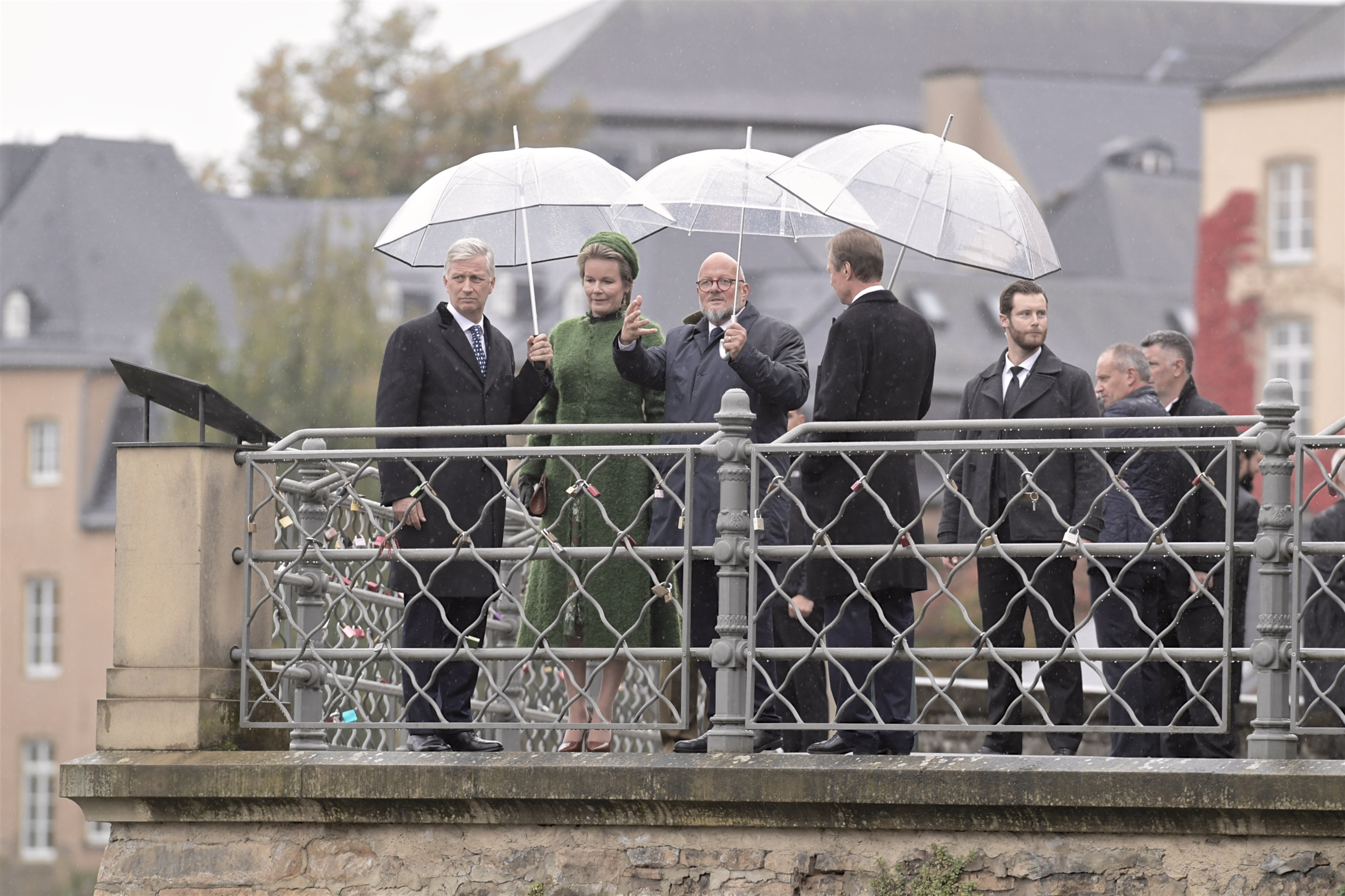 Visite du Roi et de la Rine des Belges