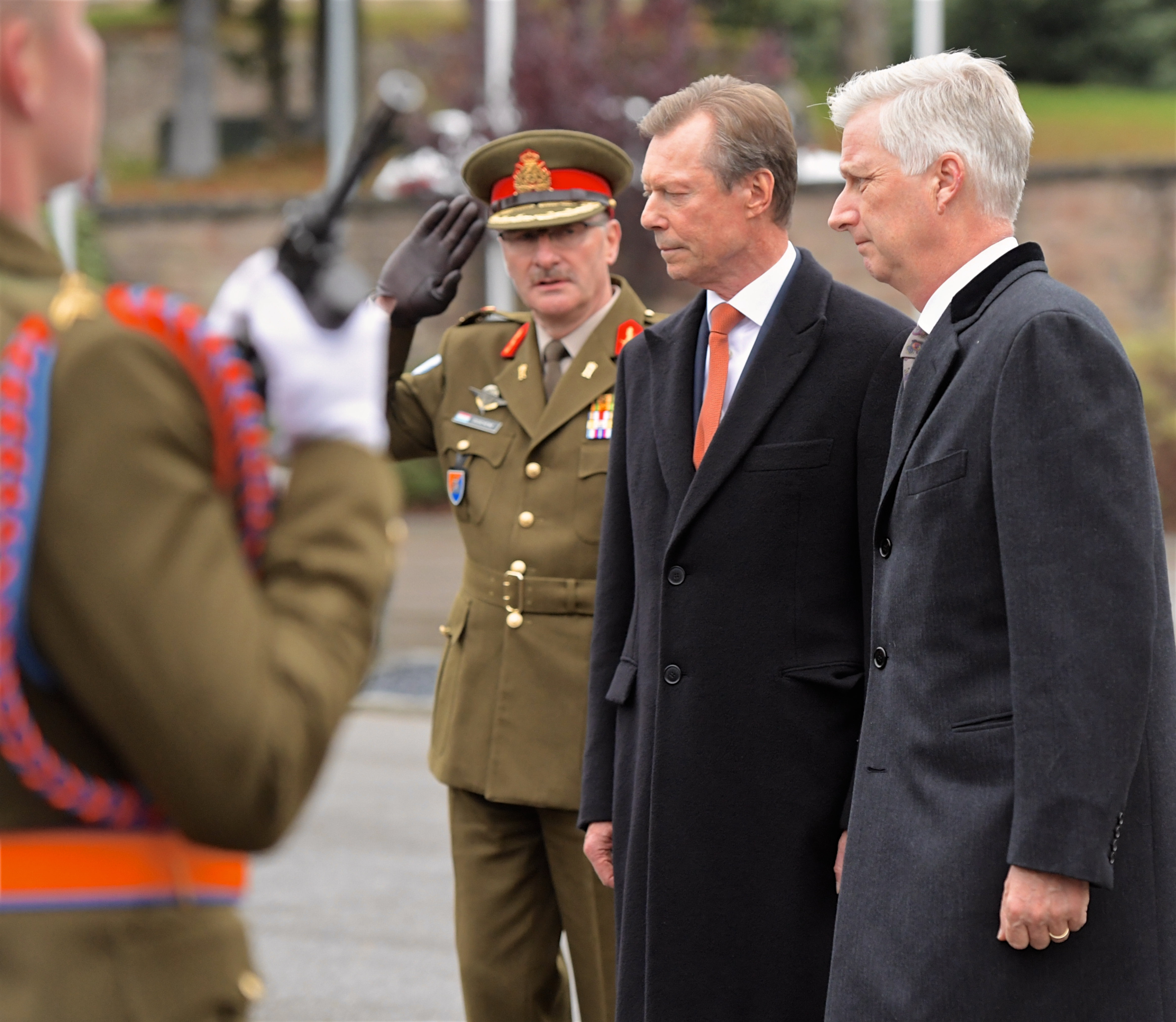 Visite du Roi et de la Rine des Belges