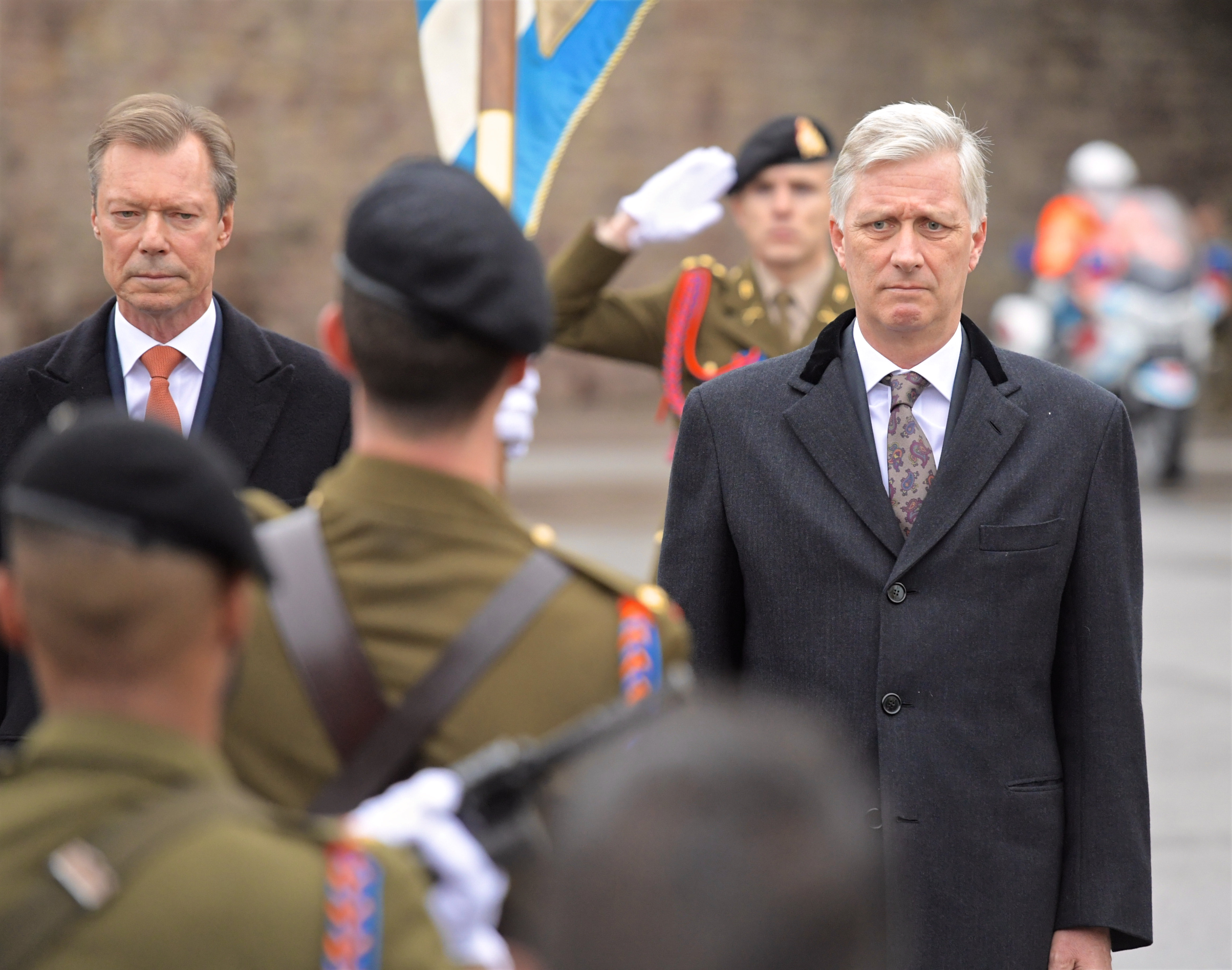 Visite du Roi et de la Rine des Belges