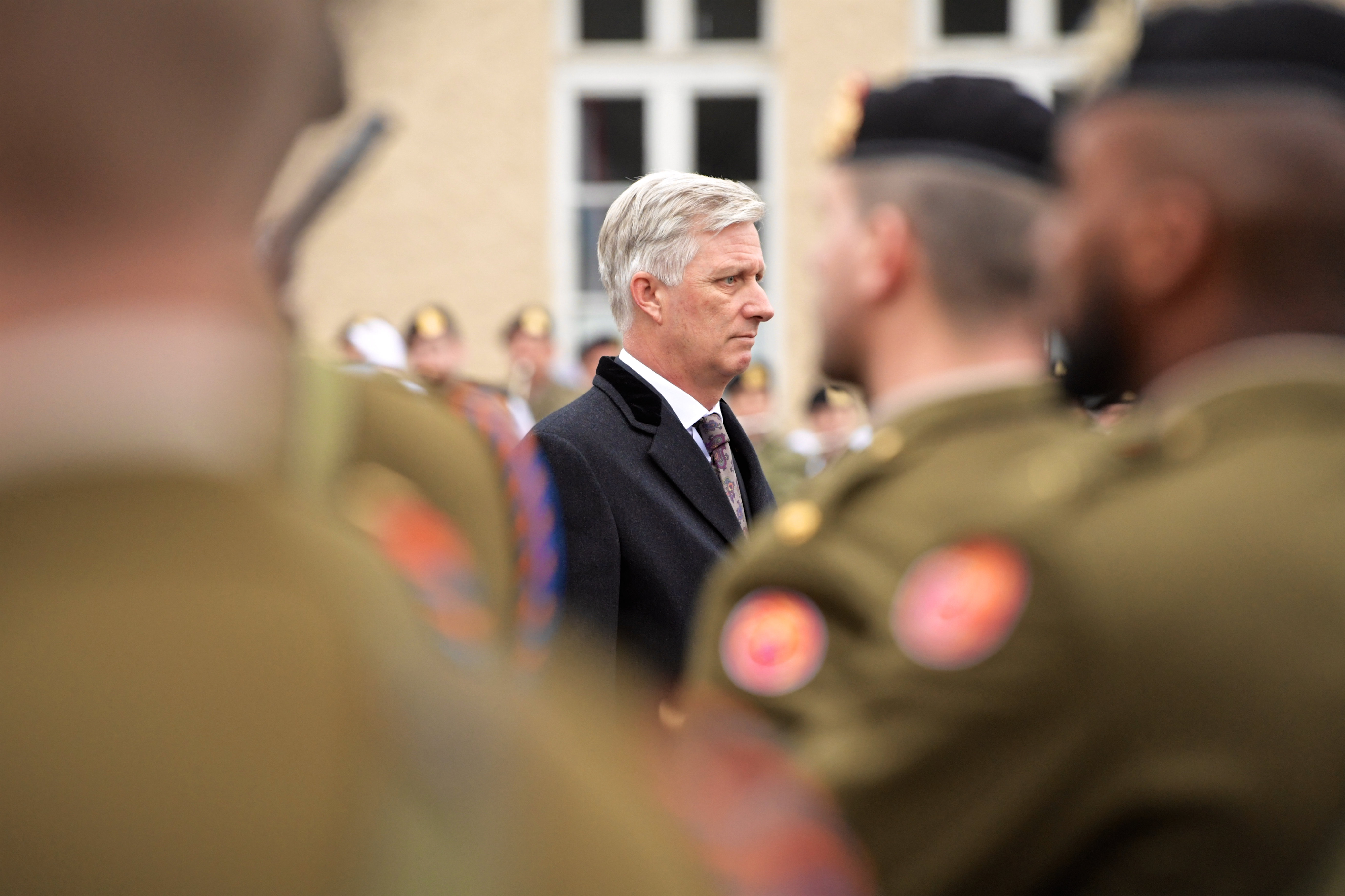 Visite du Roi et de la Rine des Belges