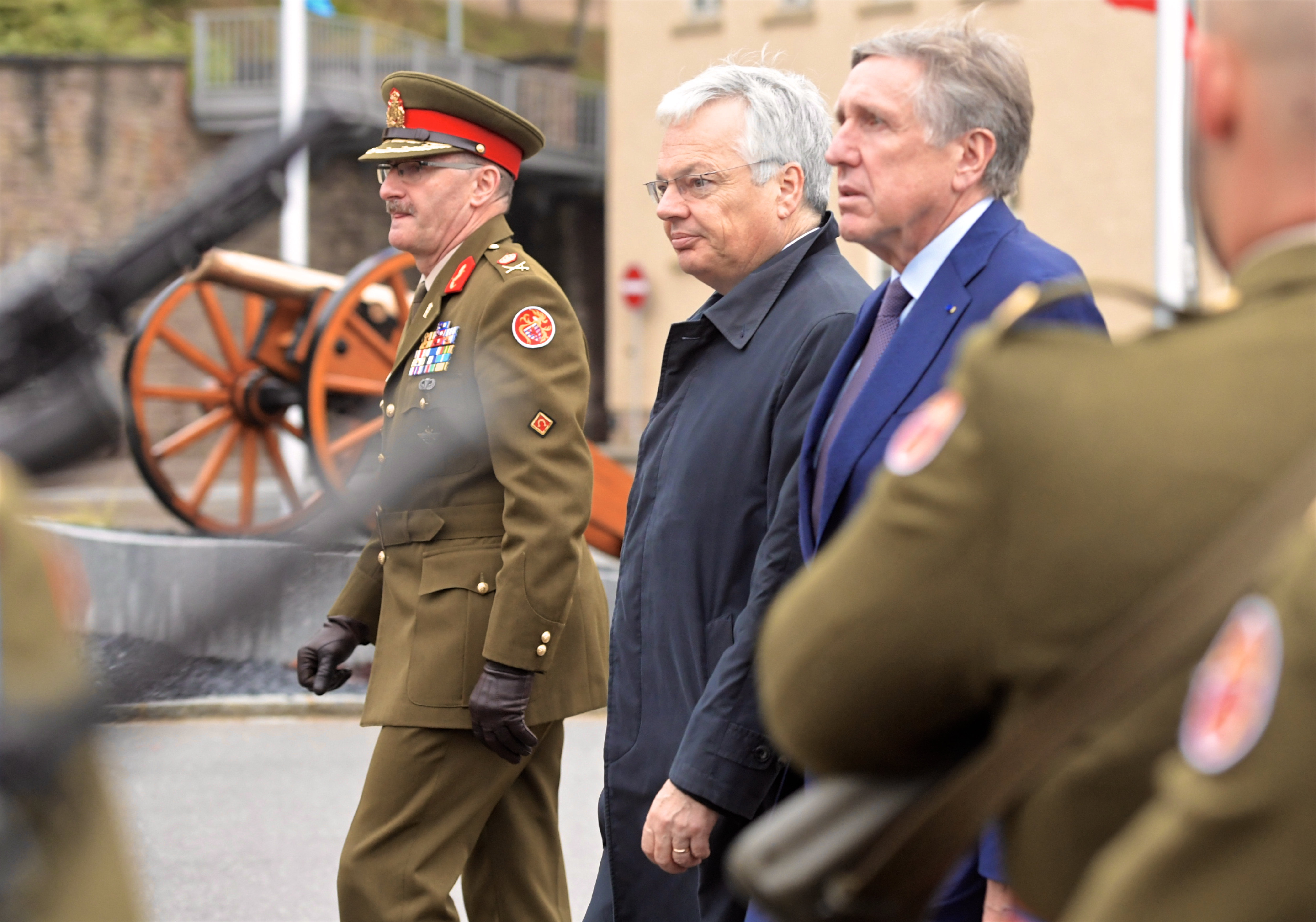 Visite du Roi et de la Rine des Belges