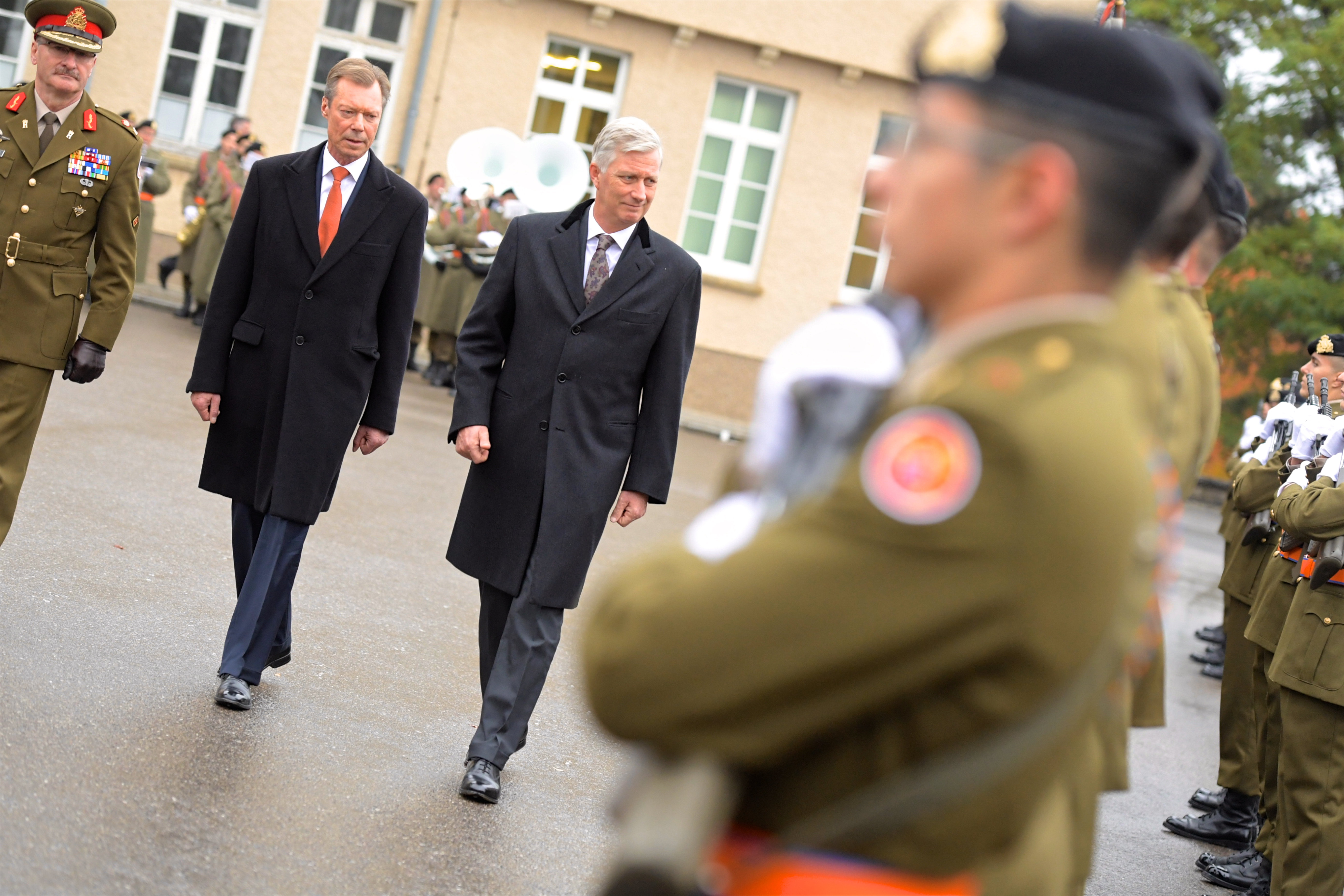 Visite du Roi et de la Rine des Belges