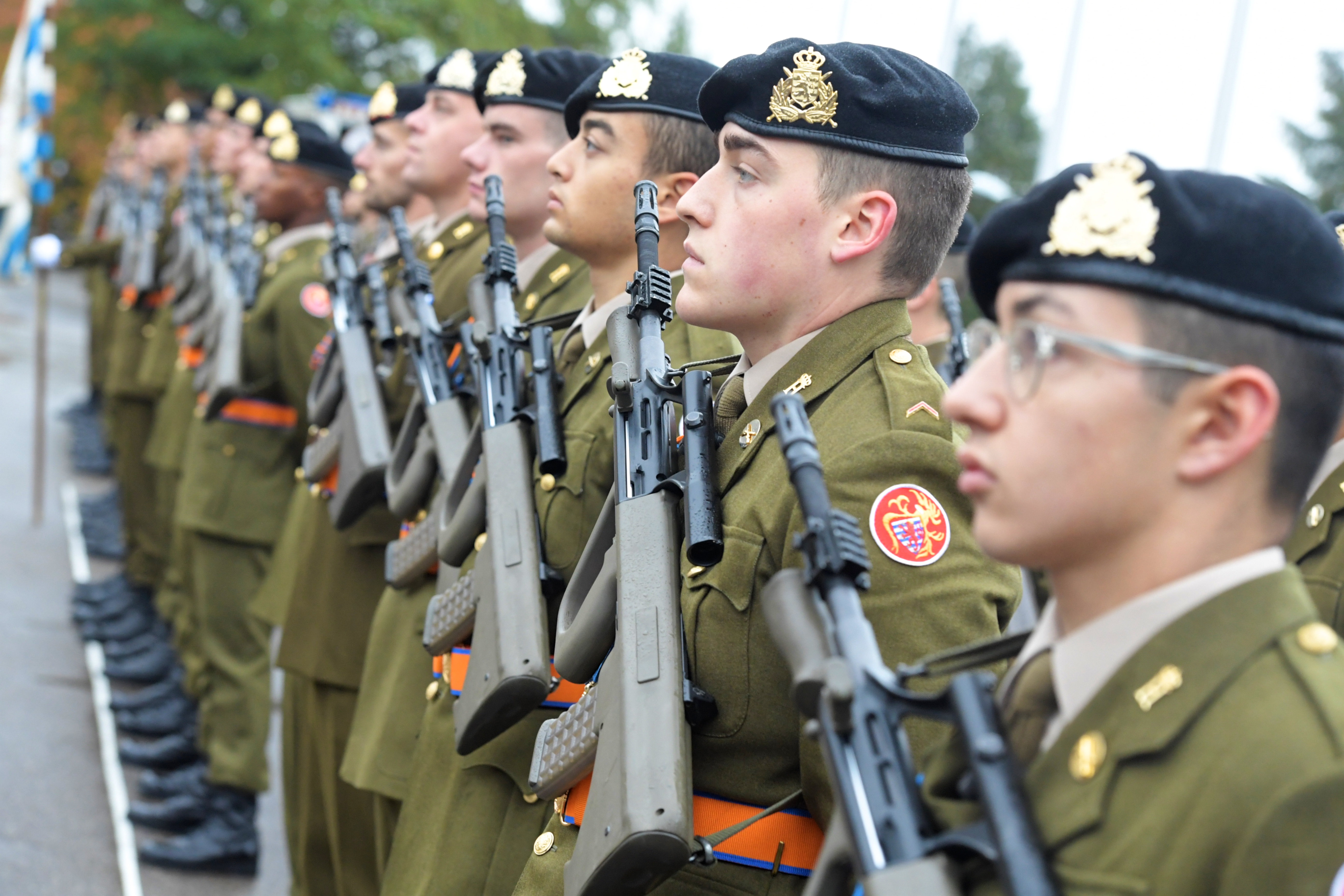 Visite du Roi et de la Rine des Belges