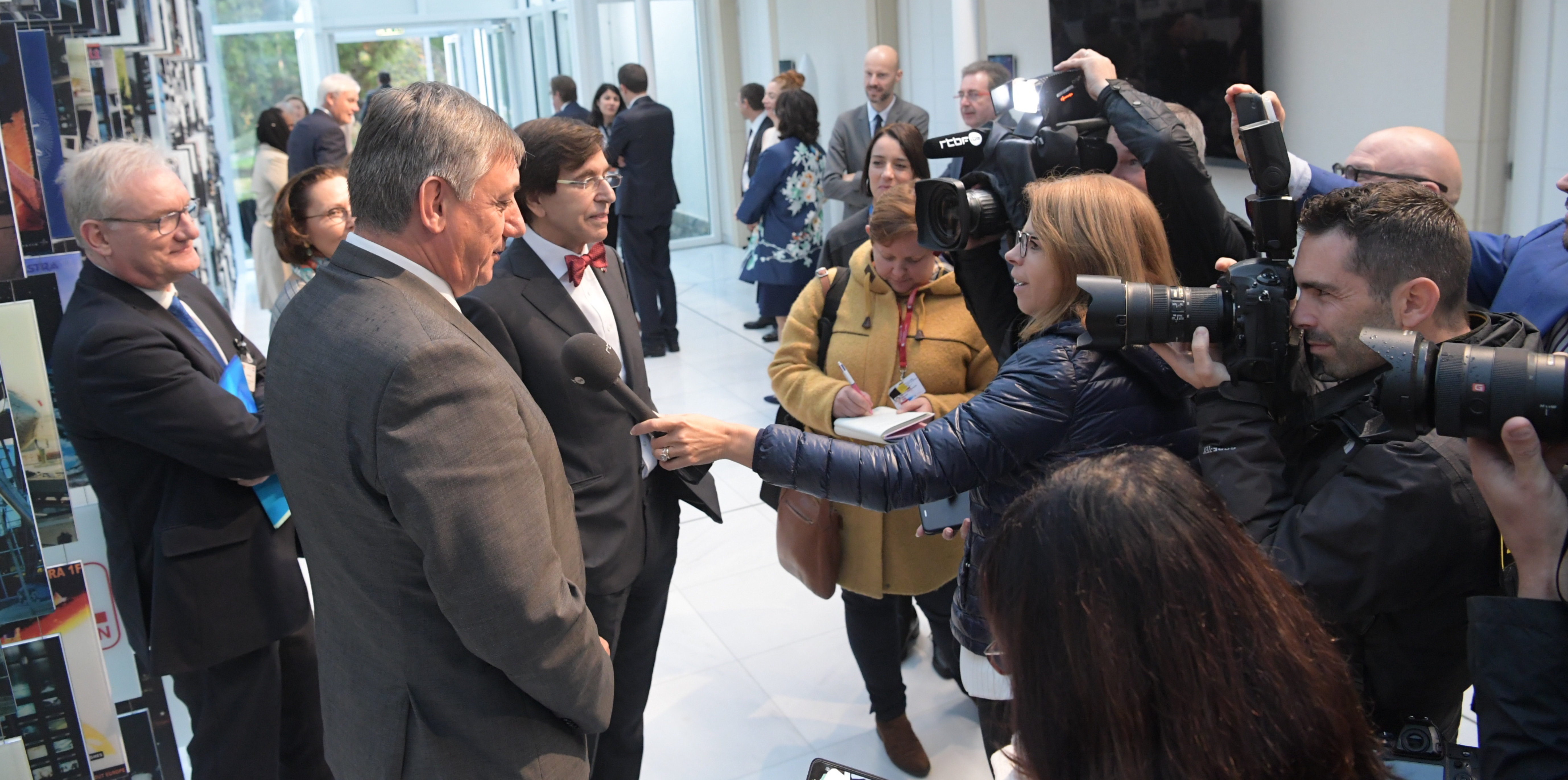 Visite du Roi et de la Rine des Belges