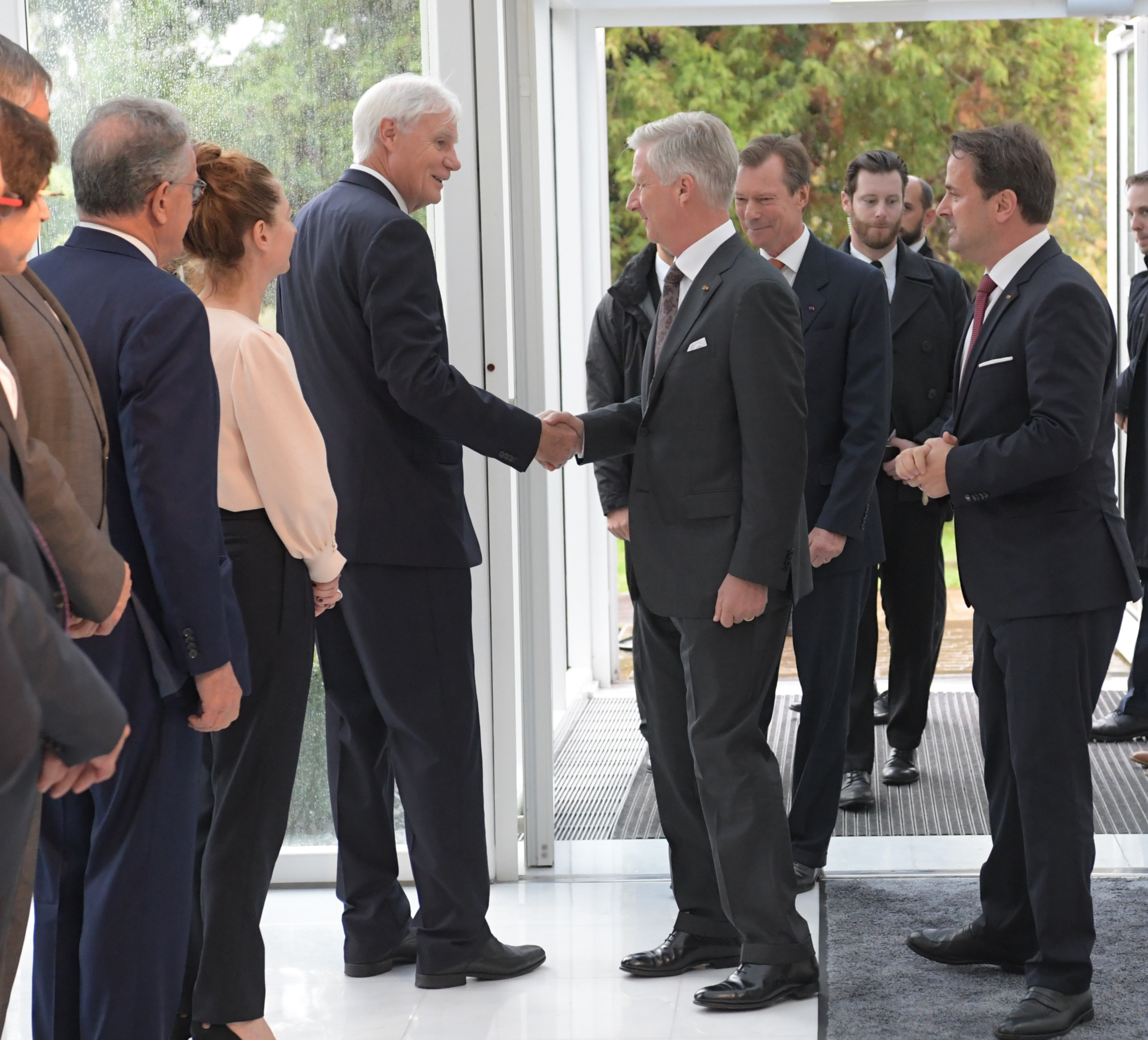 Visite du Roi et de la Rine des Belges