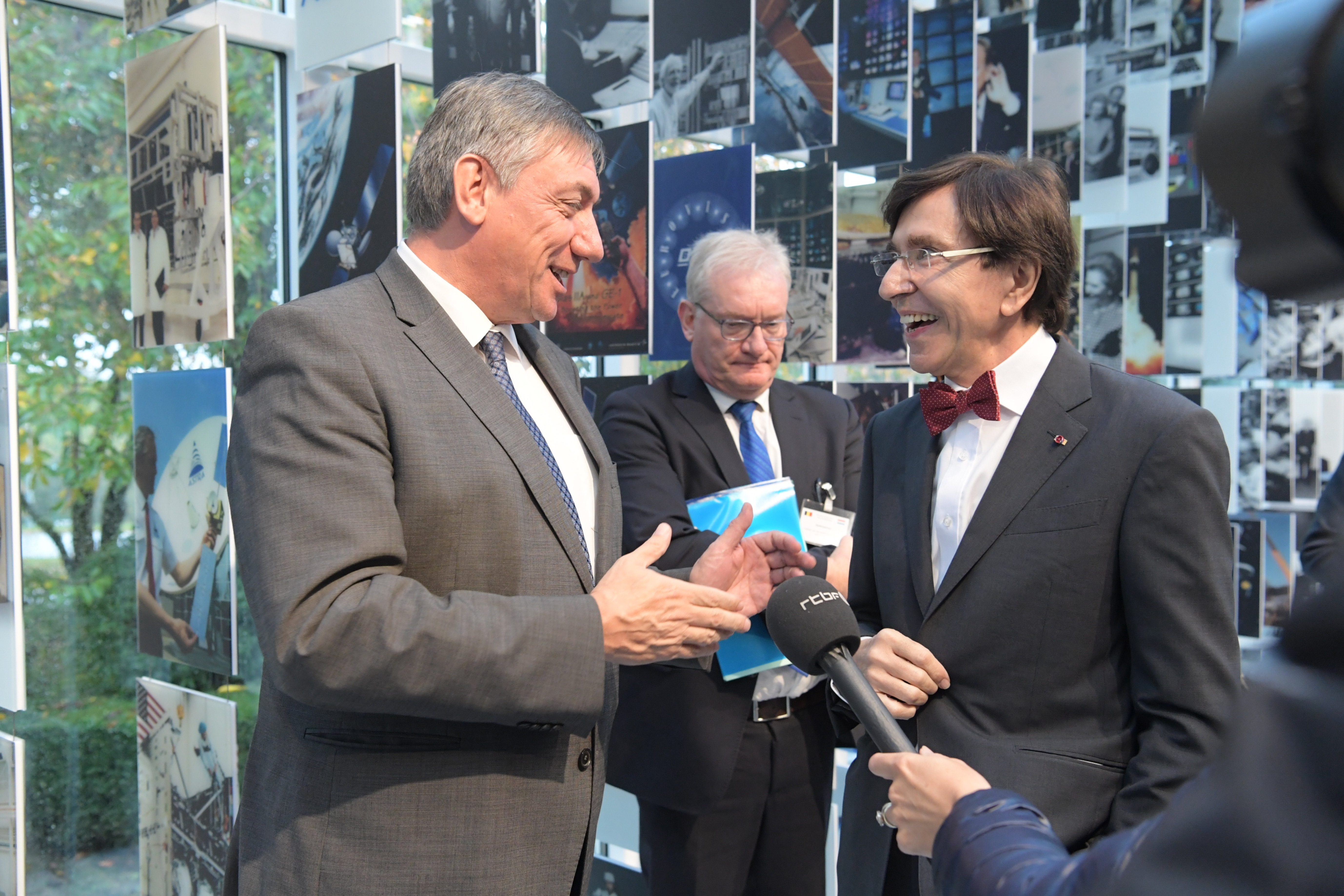 Visite du Roi et de la Rine des Belges