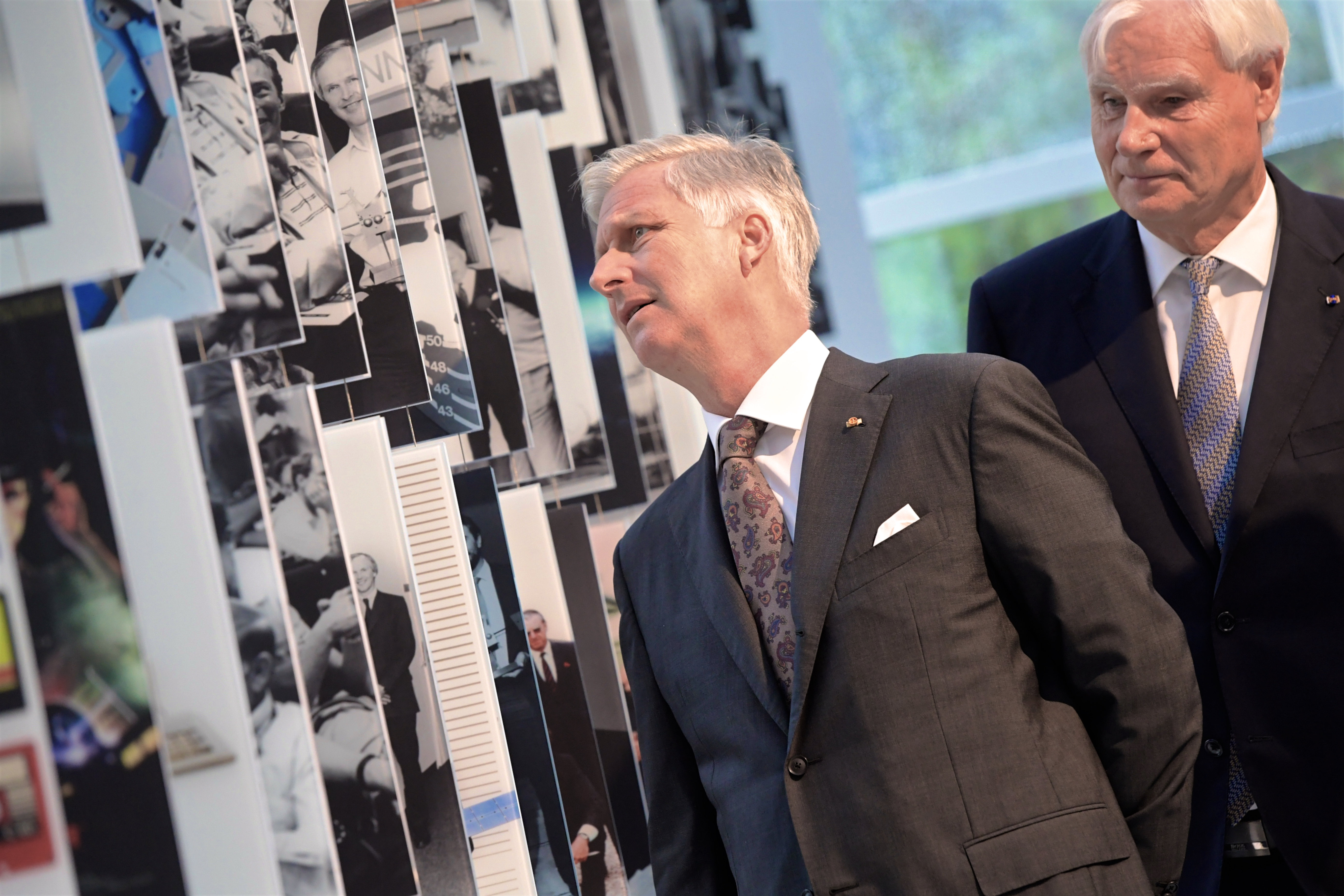 Visite du Roi et de la Rine des Belges