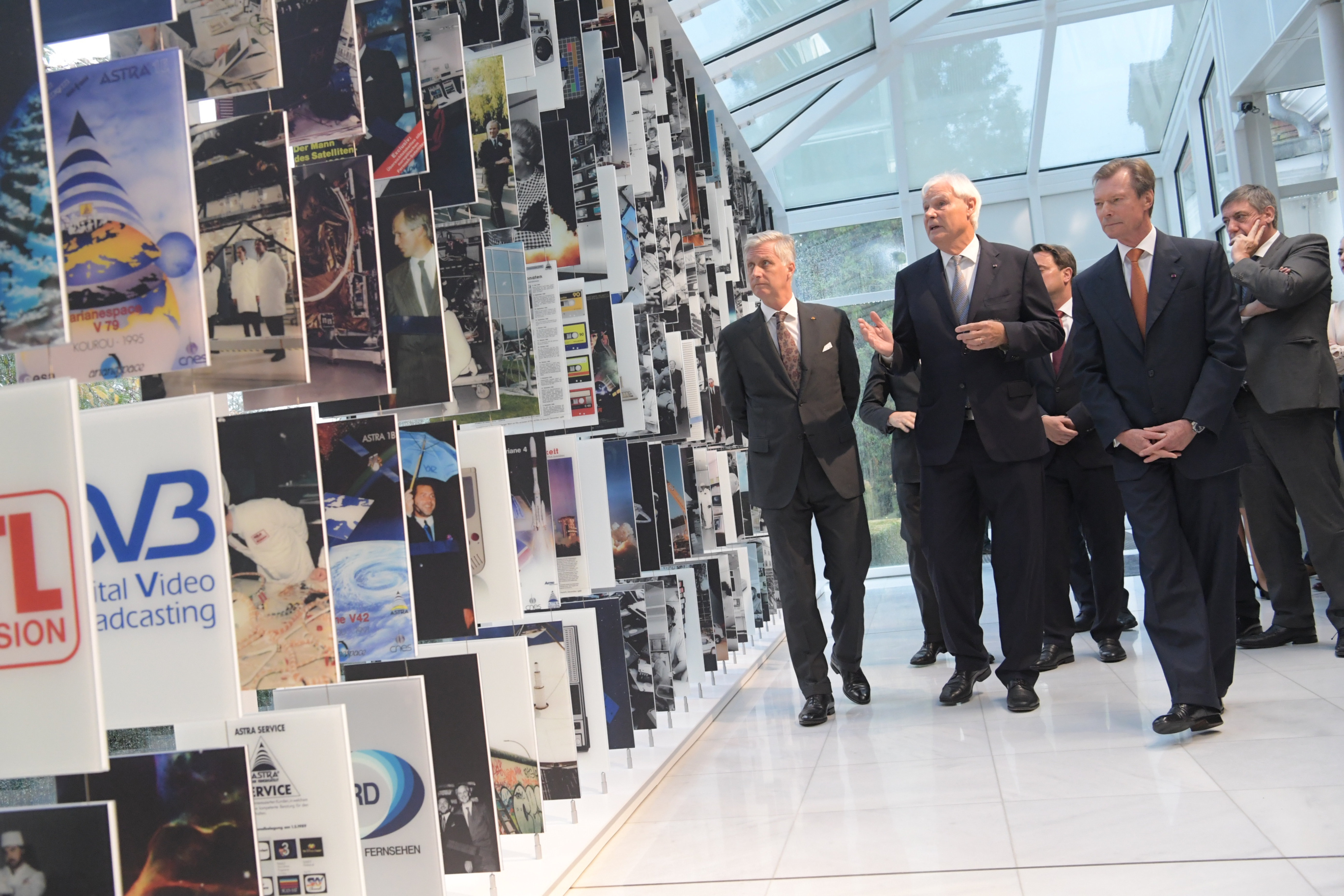 Visite du Roi et de la Rine des Belges