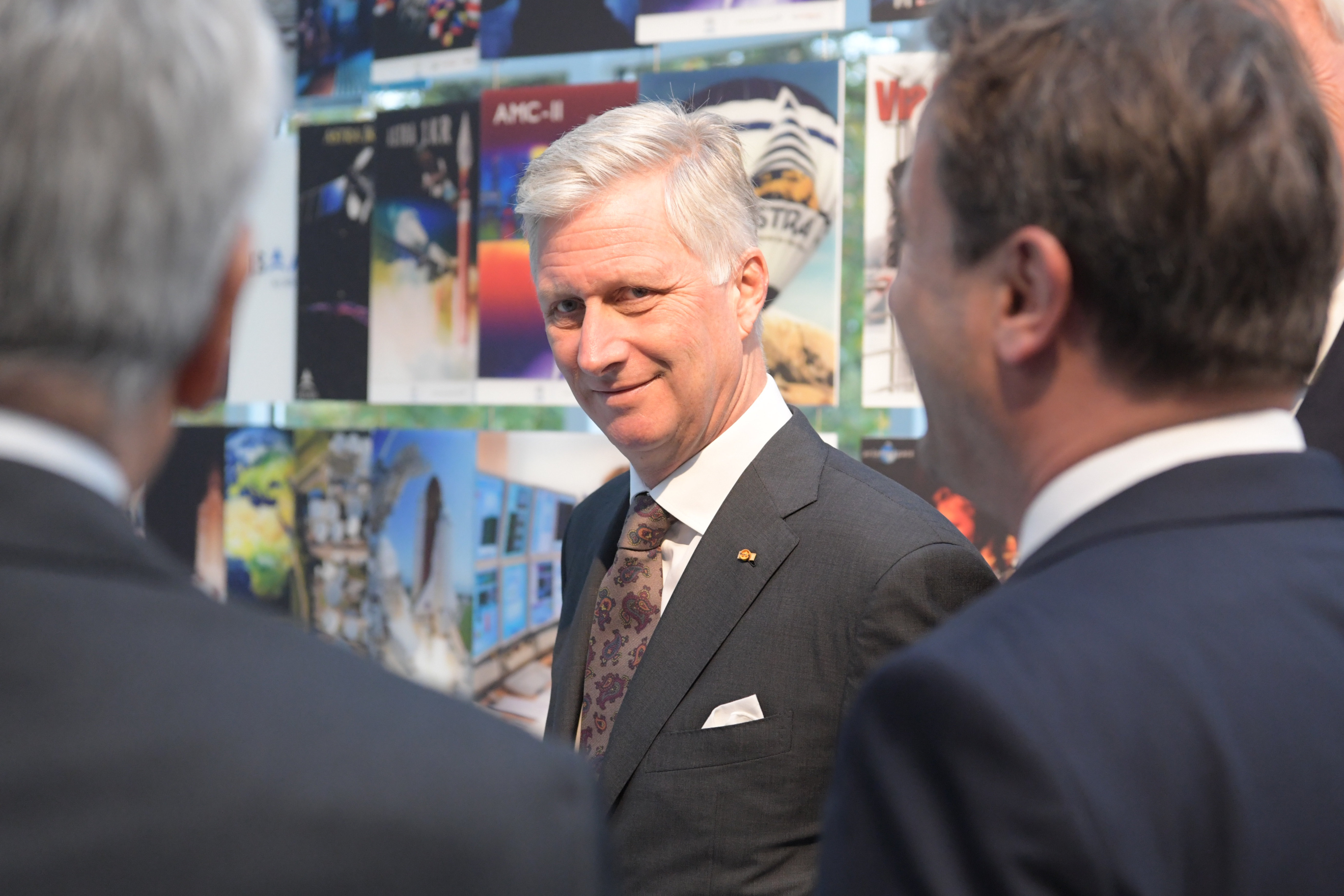 Visite du Roi et de la Rine des Belges