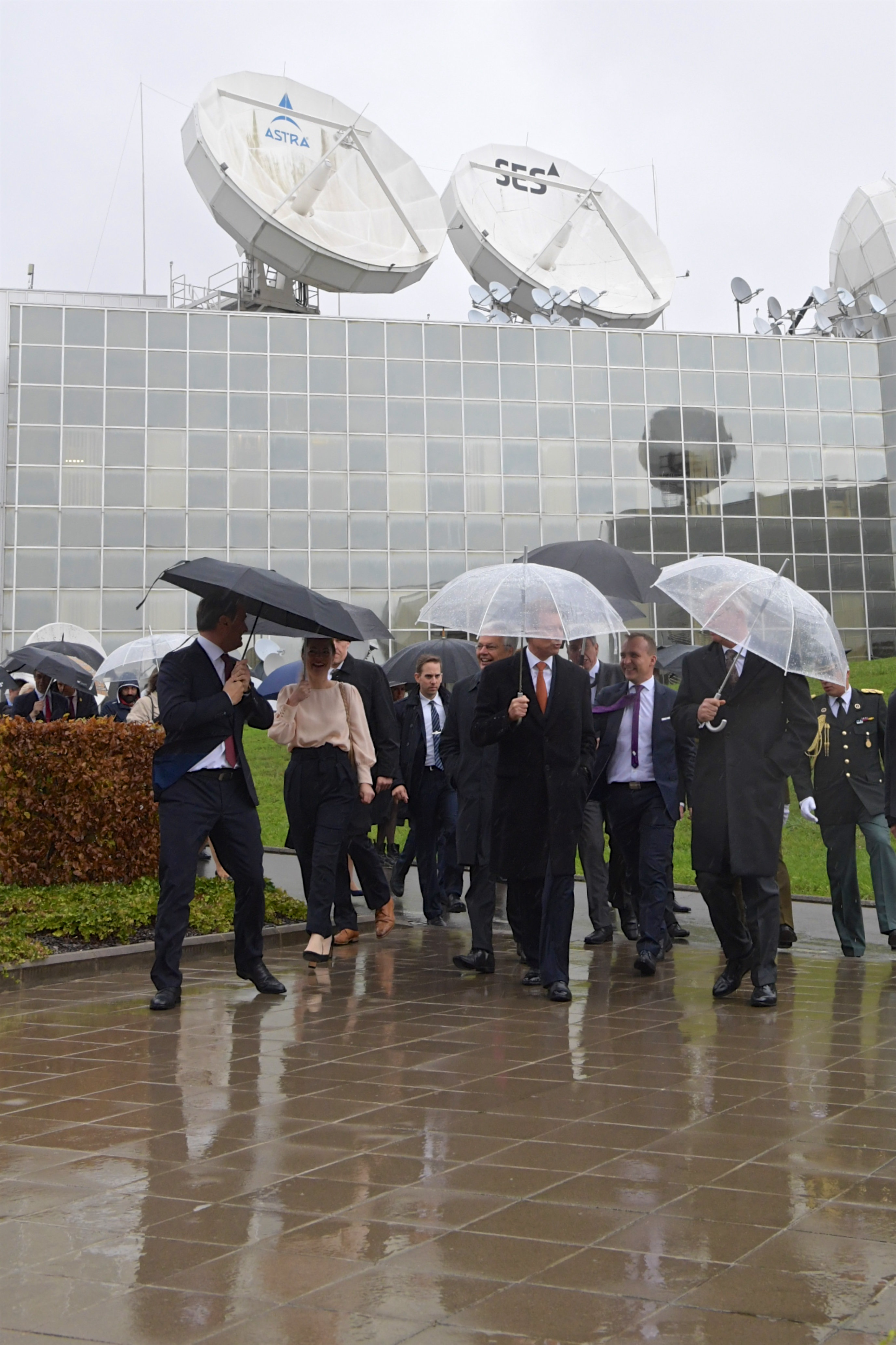Visite du Roi et de la Rine des Belges