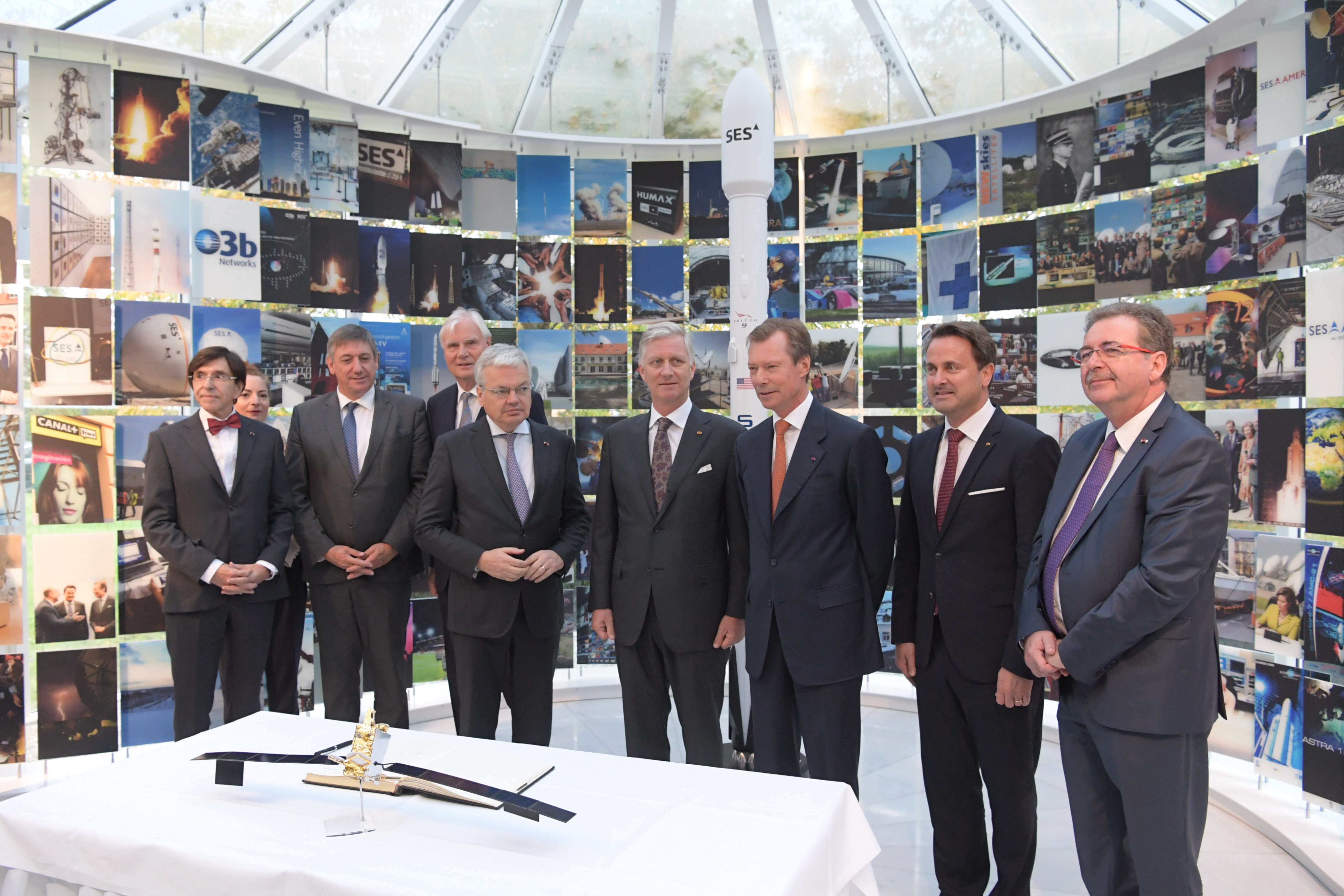 Visite du Roi et de la Rine des Belges