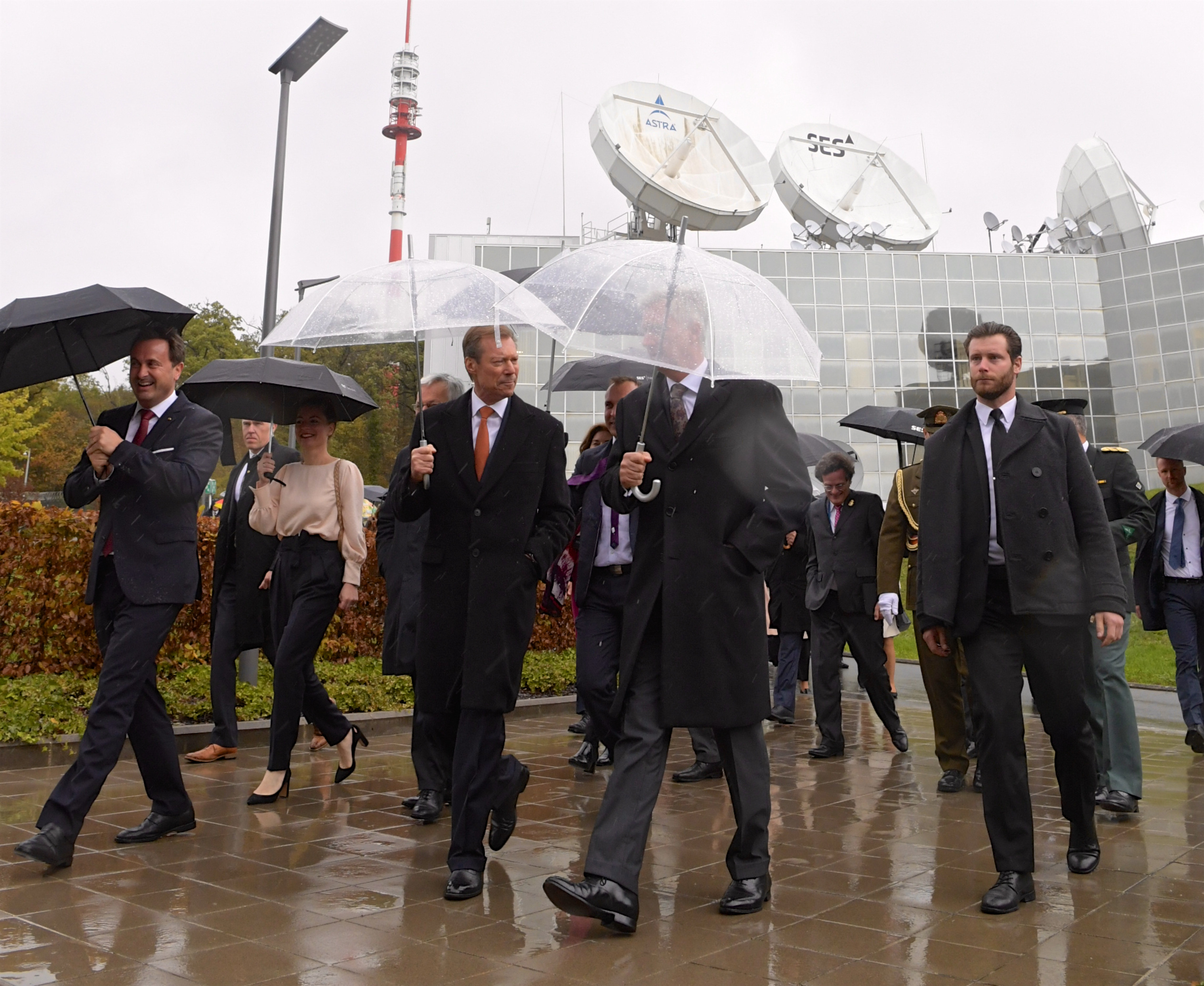 Visite du Roi et de la Rine des Belges