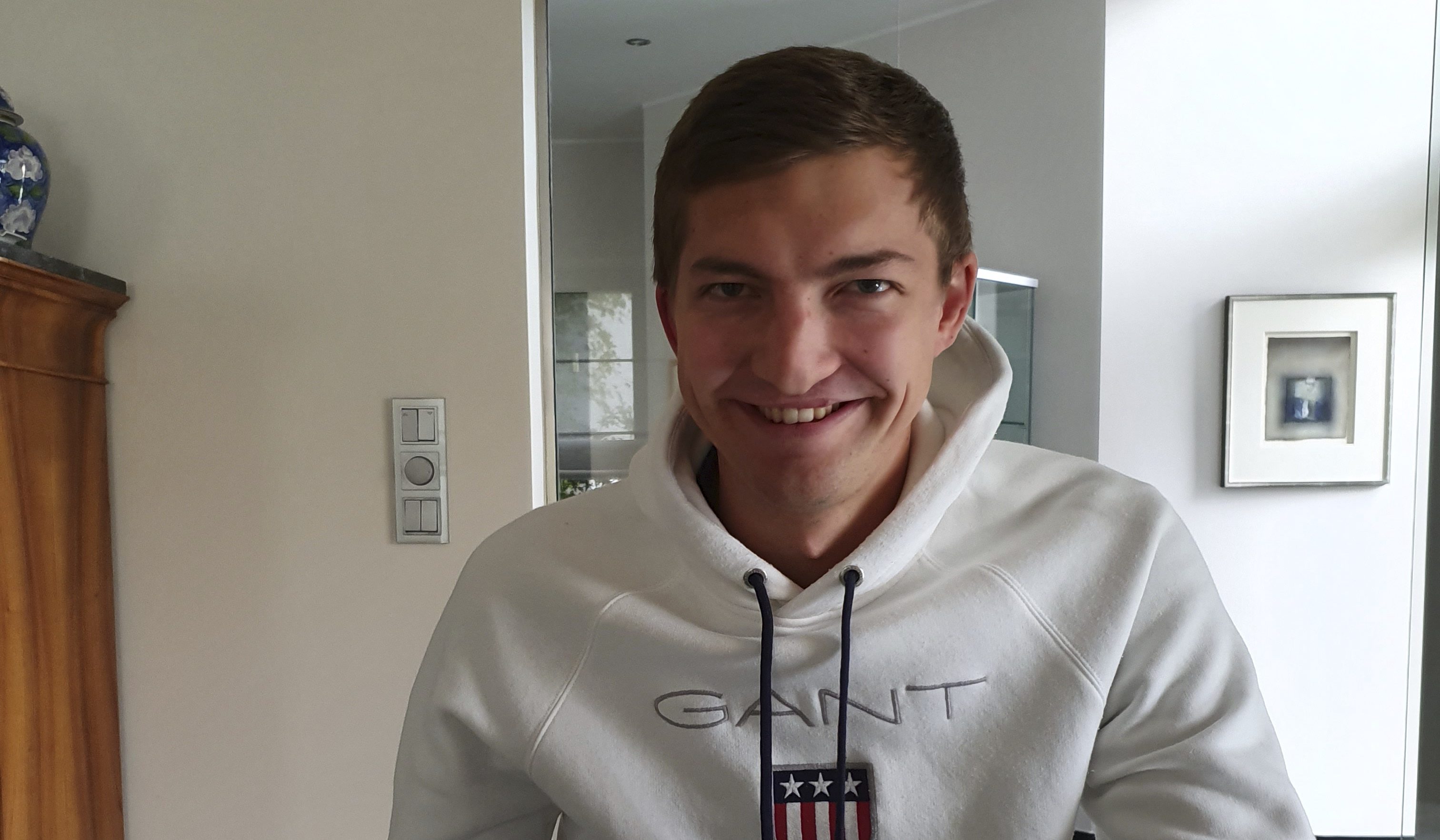 Ein luxemburgischer Student gibt Nachhilfe nur noch virtuell