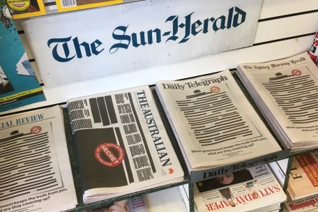 Australische Zeitungen protestieren für mehr Pressefreiheit