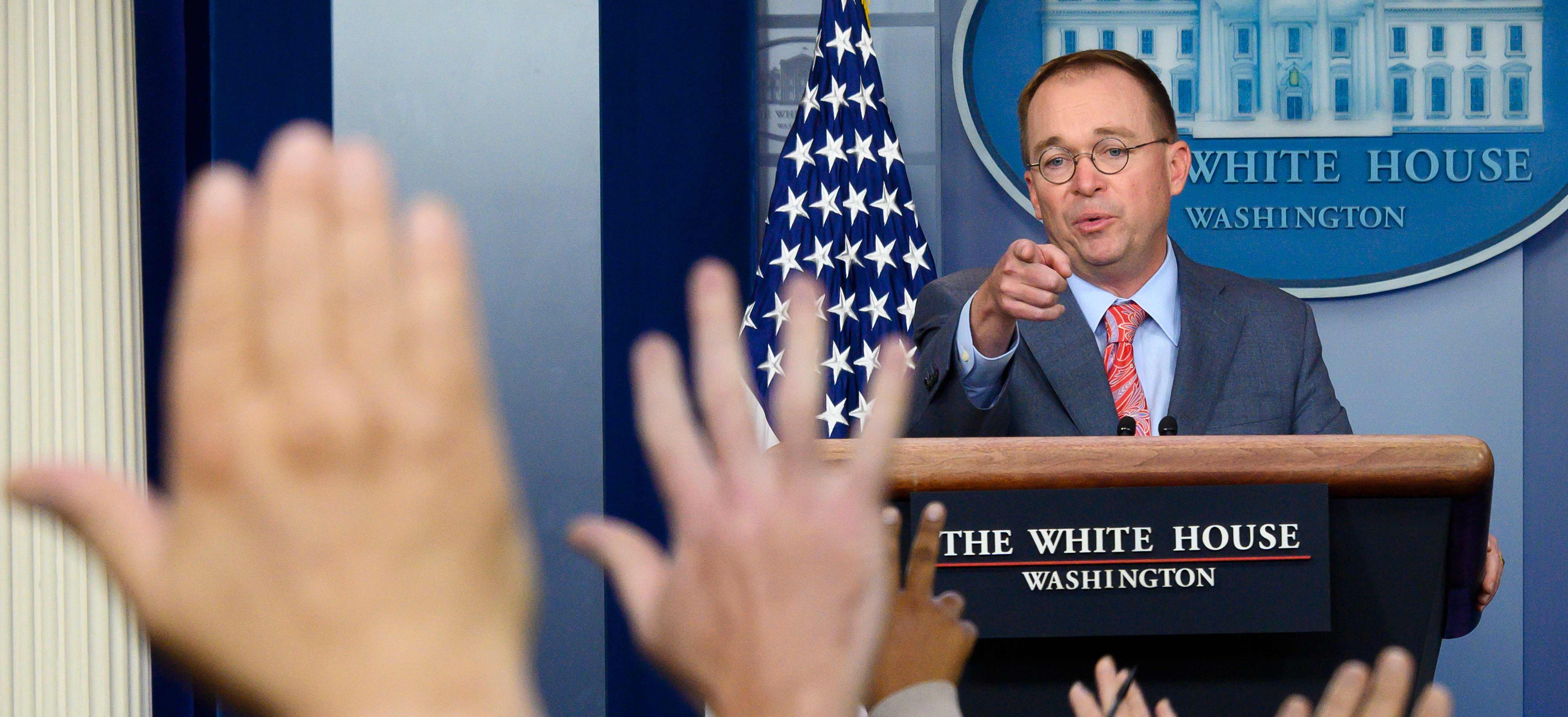 Ukraine-Affäre: Trumps Stabschef bringt Weißes Haus in Erklärungsnot