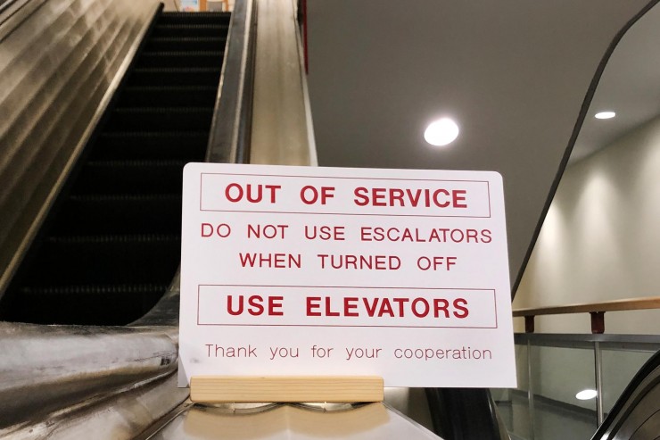 Stiller Protest: Die UN sind knapp bei Kasse – und schalten darum ihre Rolltreppen aus